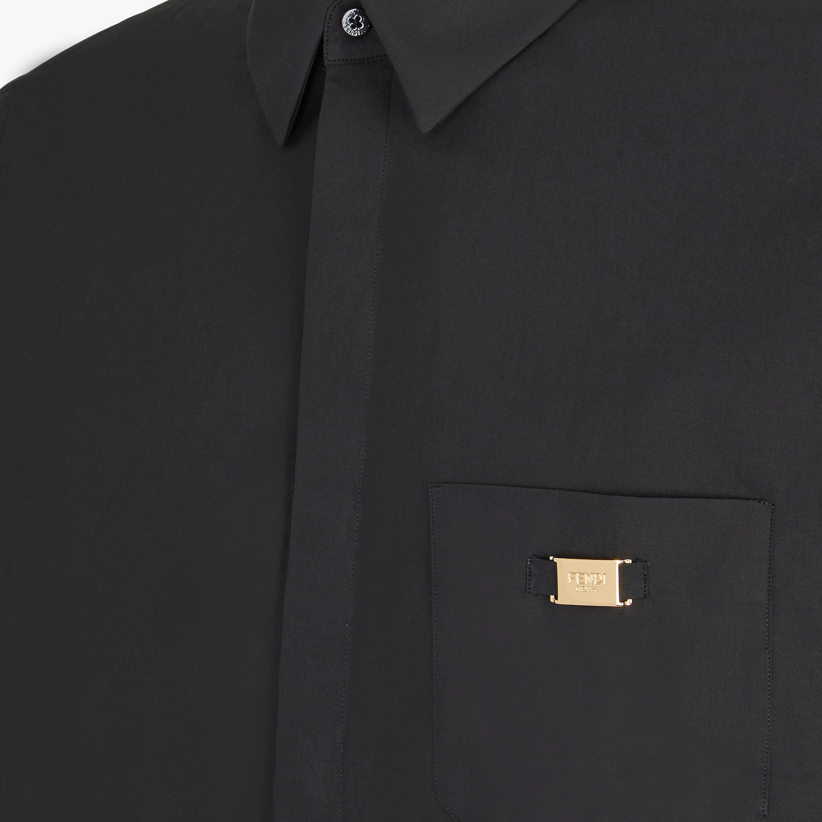 Black cotton shirt - 3