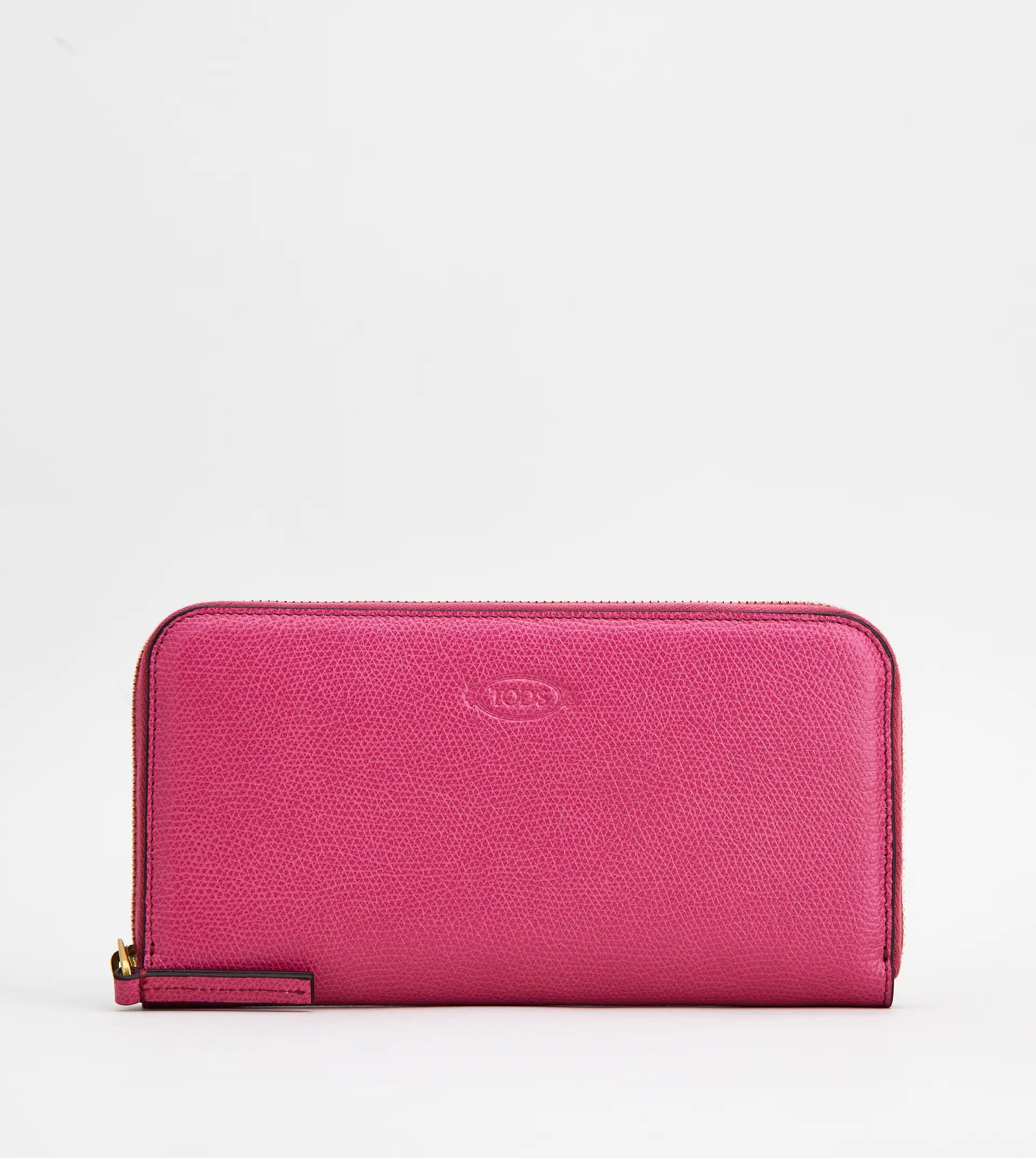 WALLET IN LEATHER - PINK - 1