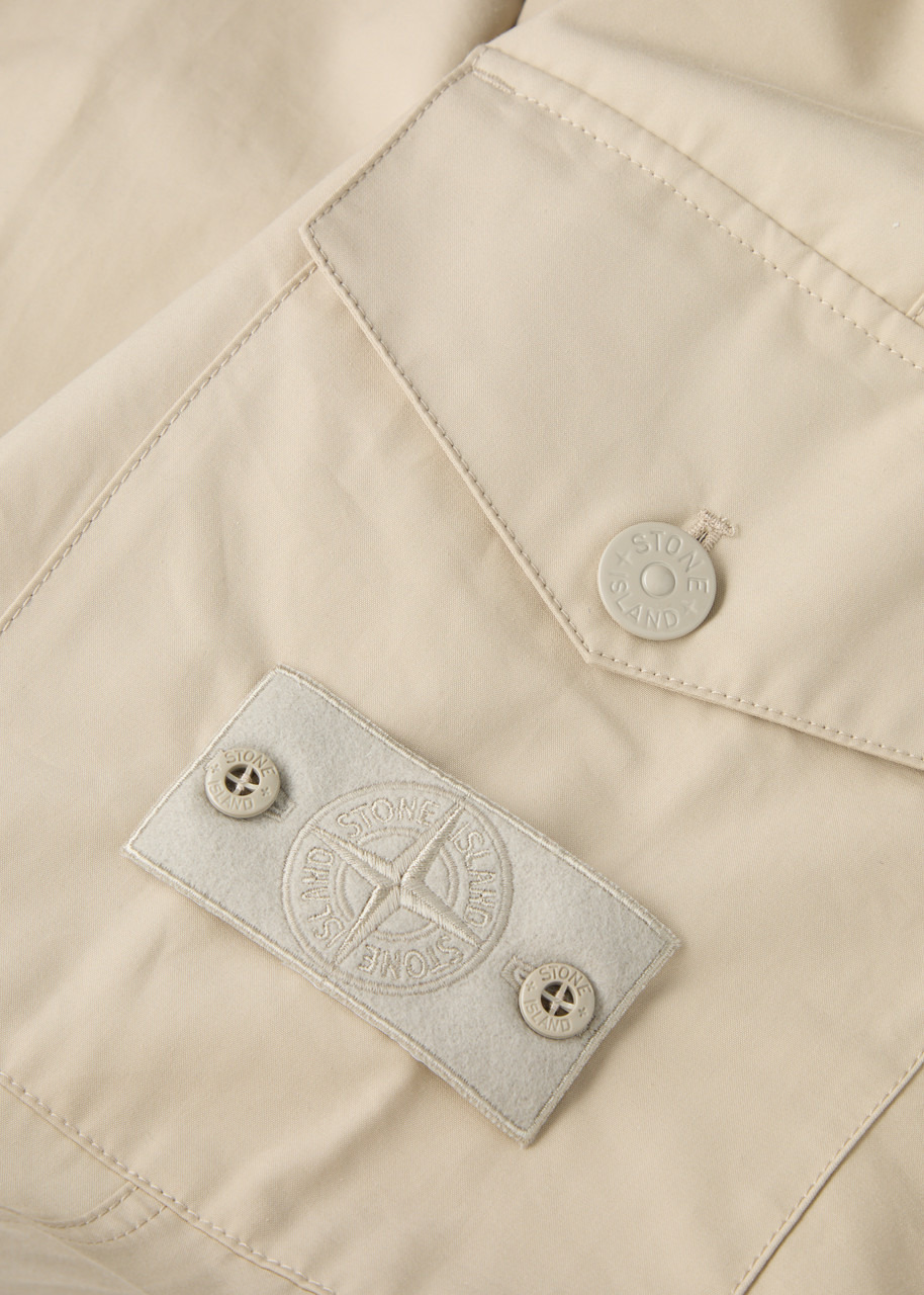 Stone Island Straight-leg Cotton-poplin Cargo Trousers - 5