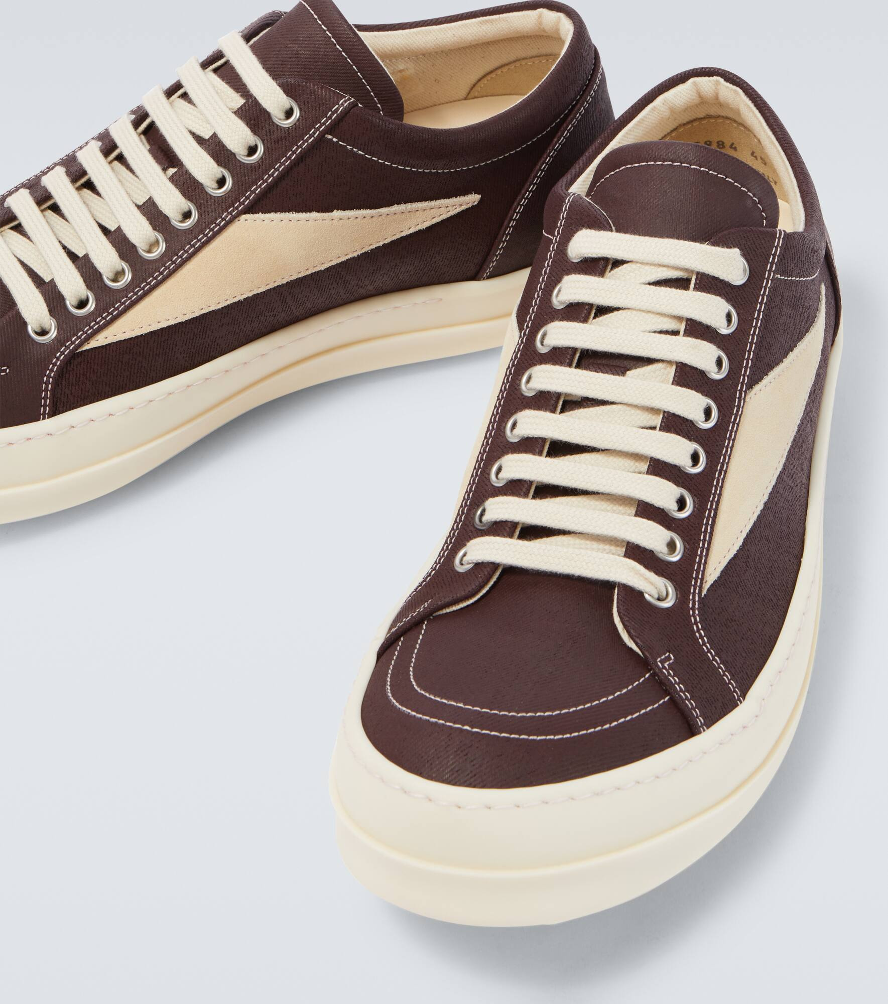 DRKSHDW Vintage denim sneakers - 3
