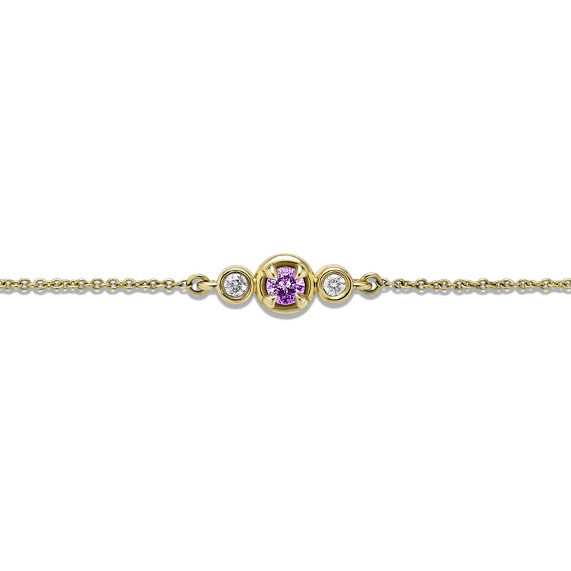 Birthstone Diamond Bonbon Bracelet 7