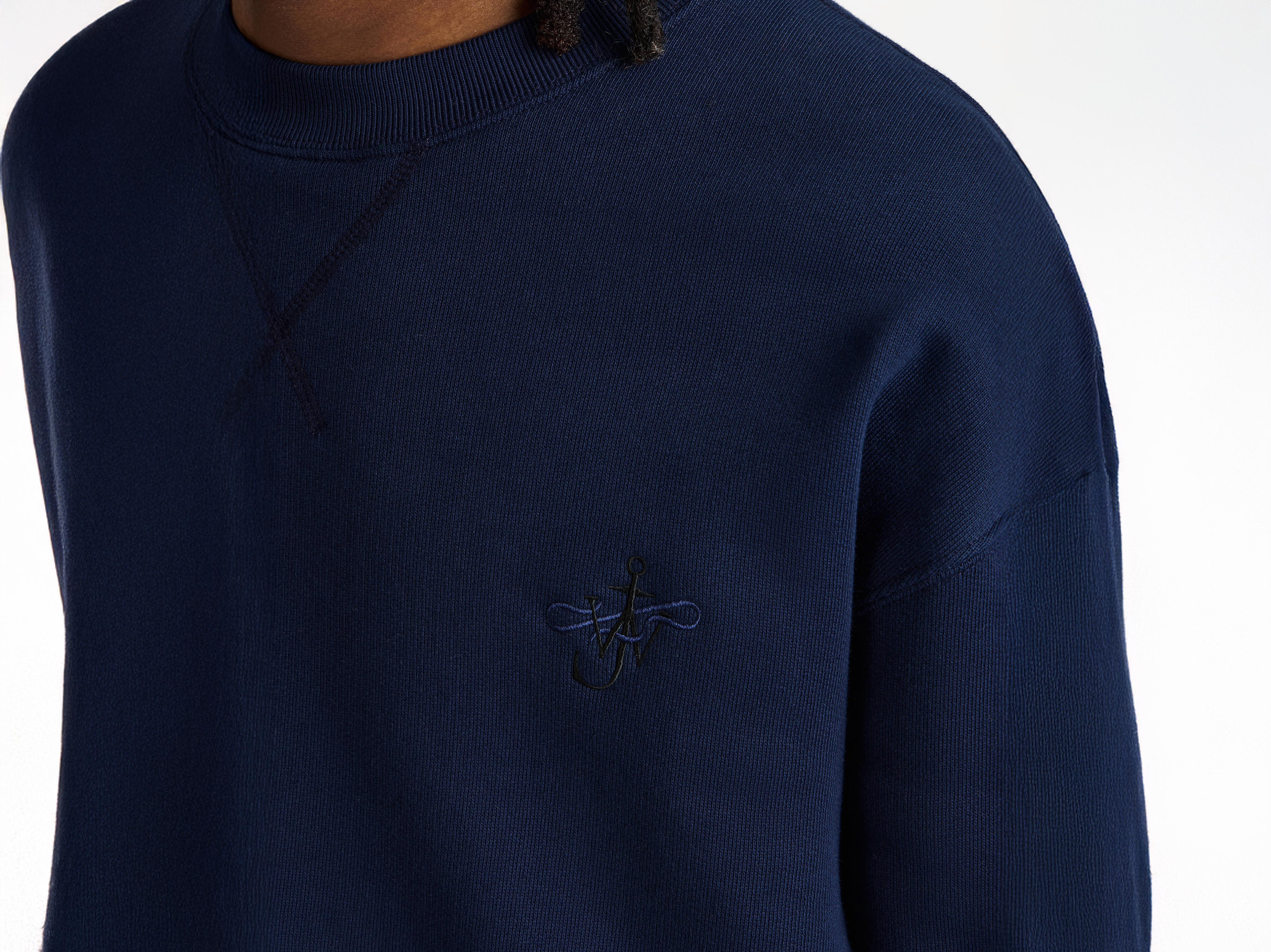 RIBBON ANCHOR SWEATSHIRT IN NAVY - 6