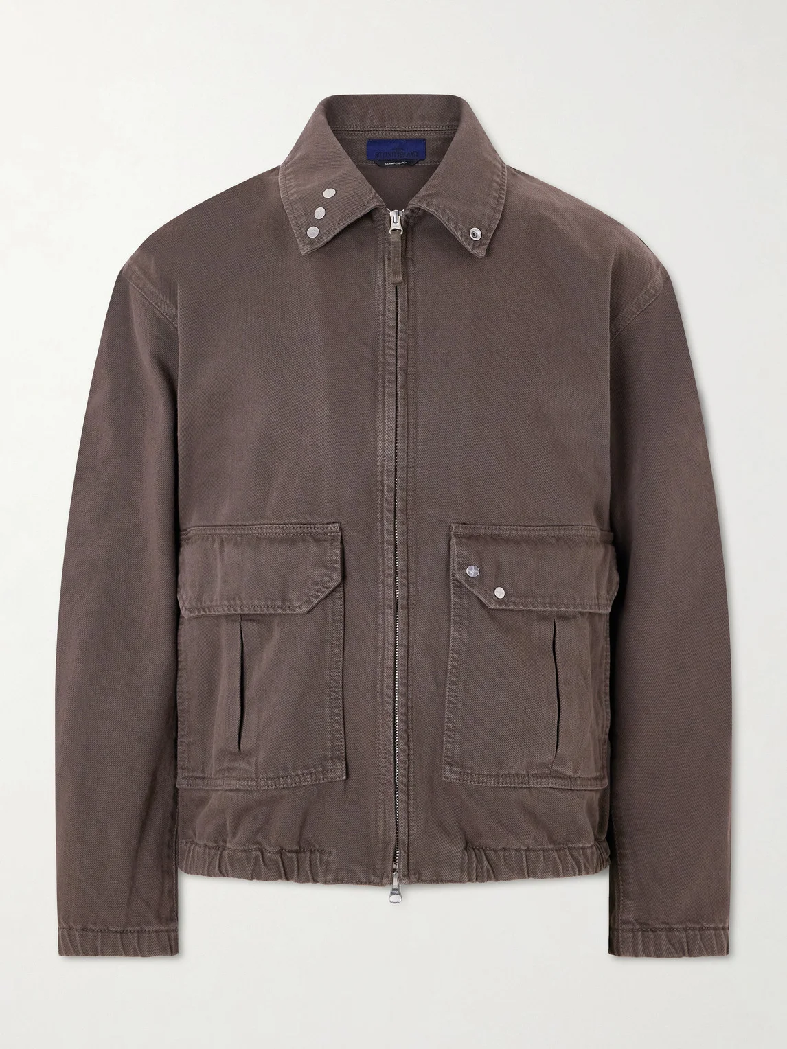 Garment-Dyed Light Bull Denim-tc Jacket - 1