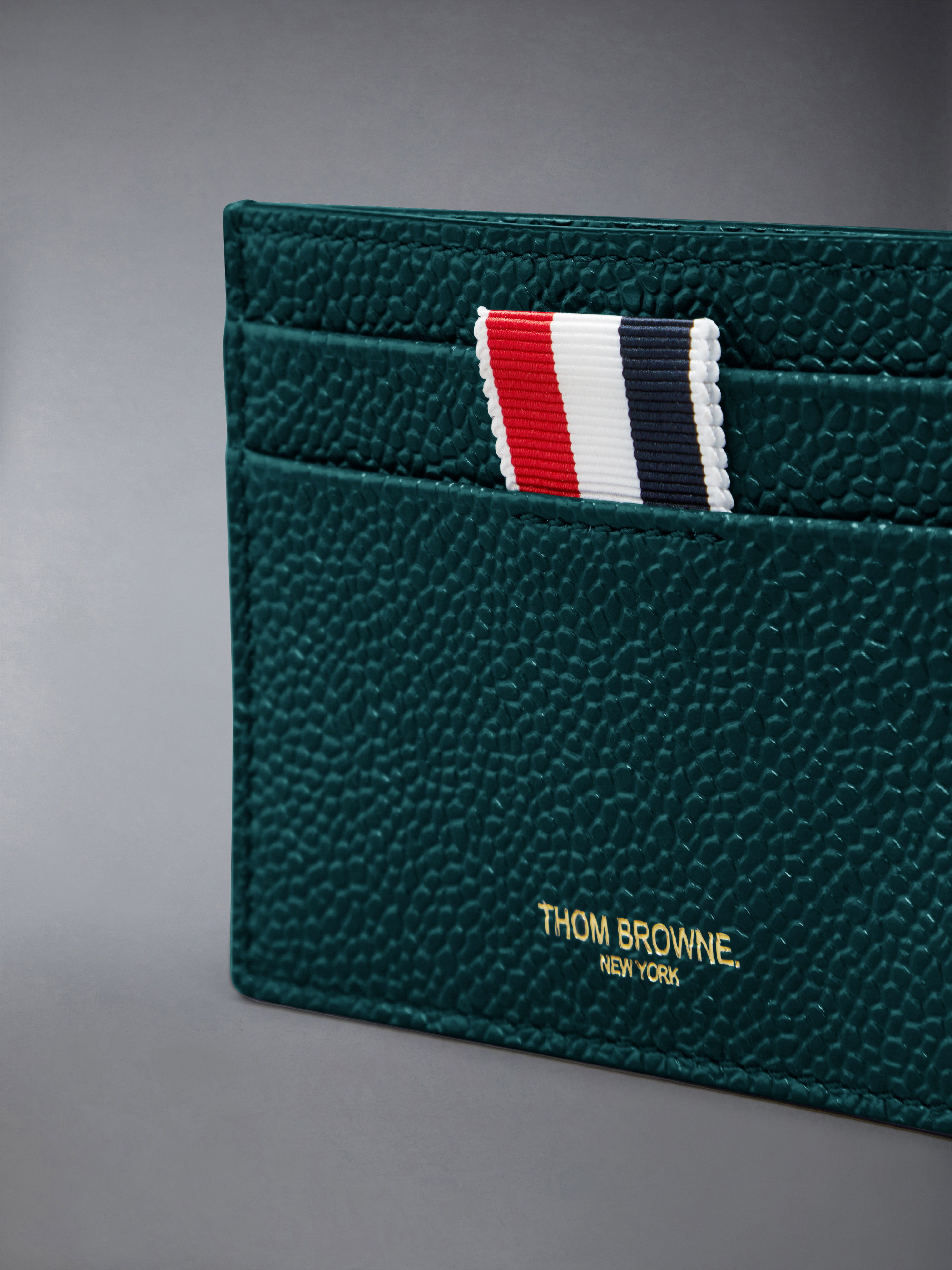 PEBBLE GRAIN SINGLE CARD HOLDER - 4