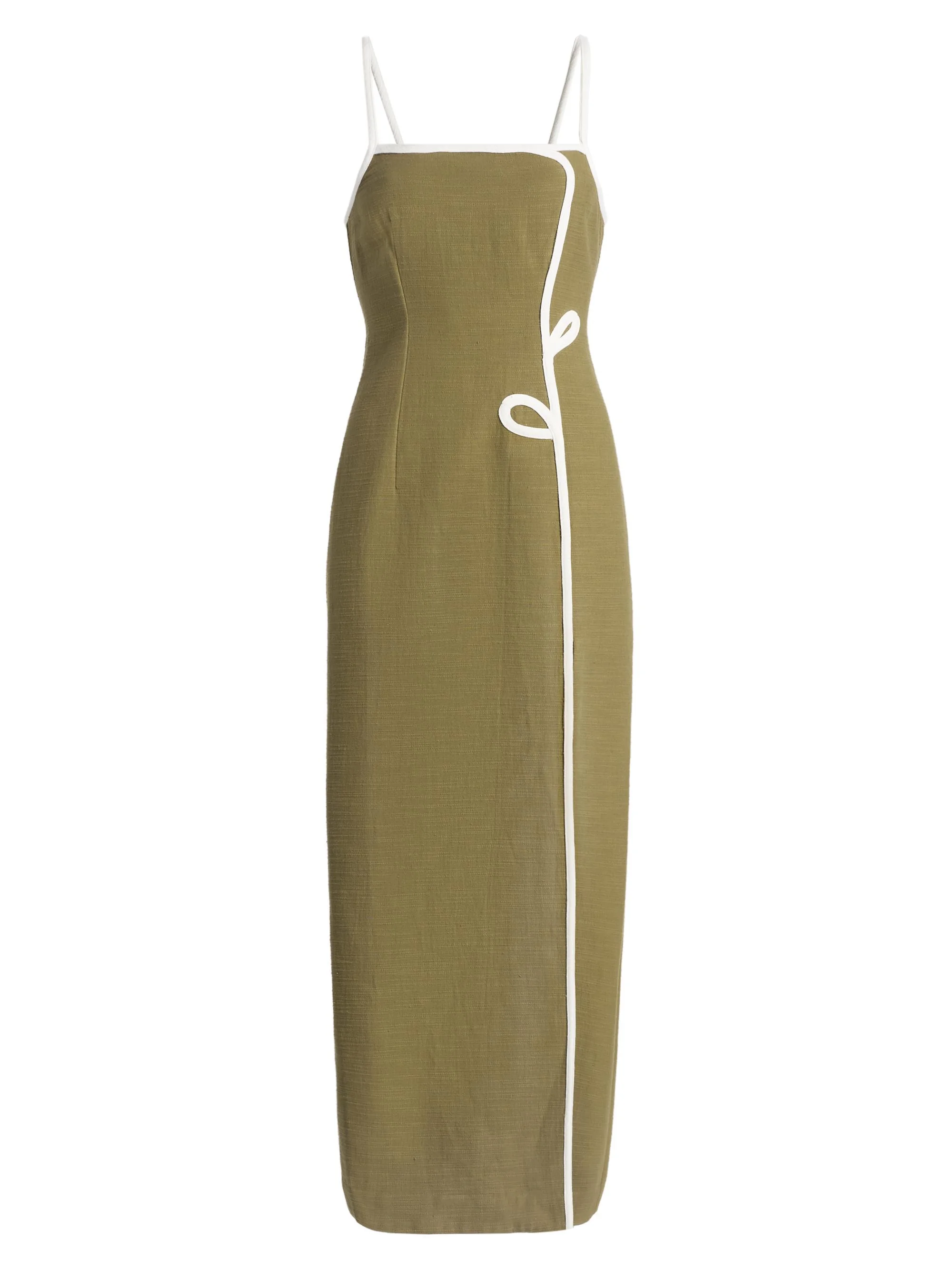 Women's Laika Floral Contrast-Trim Cotton Maxi Dress - Martini - 1