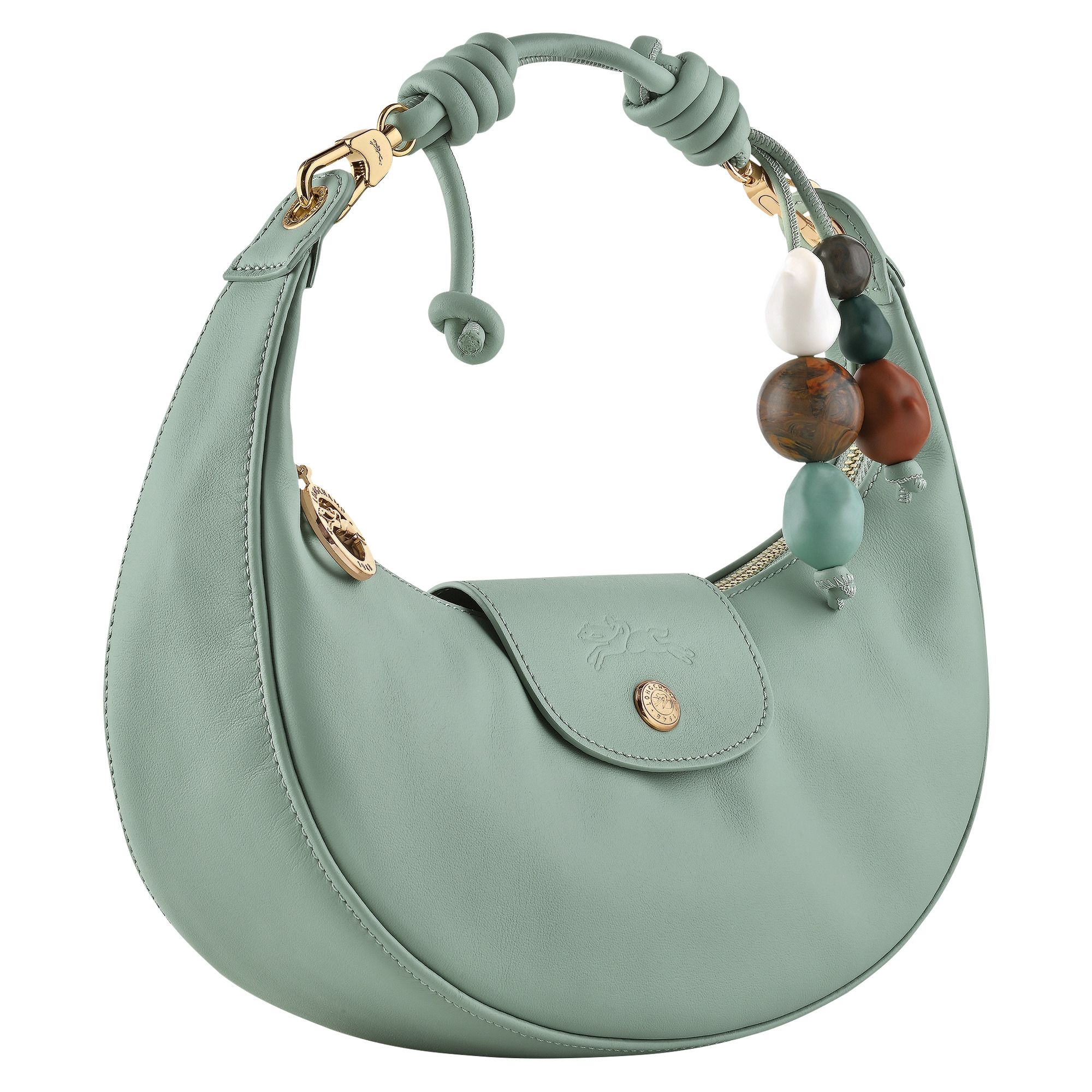 Le Pliage Xtra Shoulder bag Celadon - Leather - 3