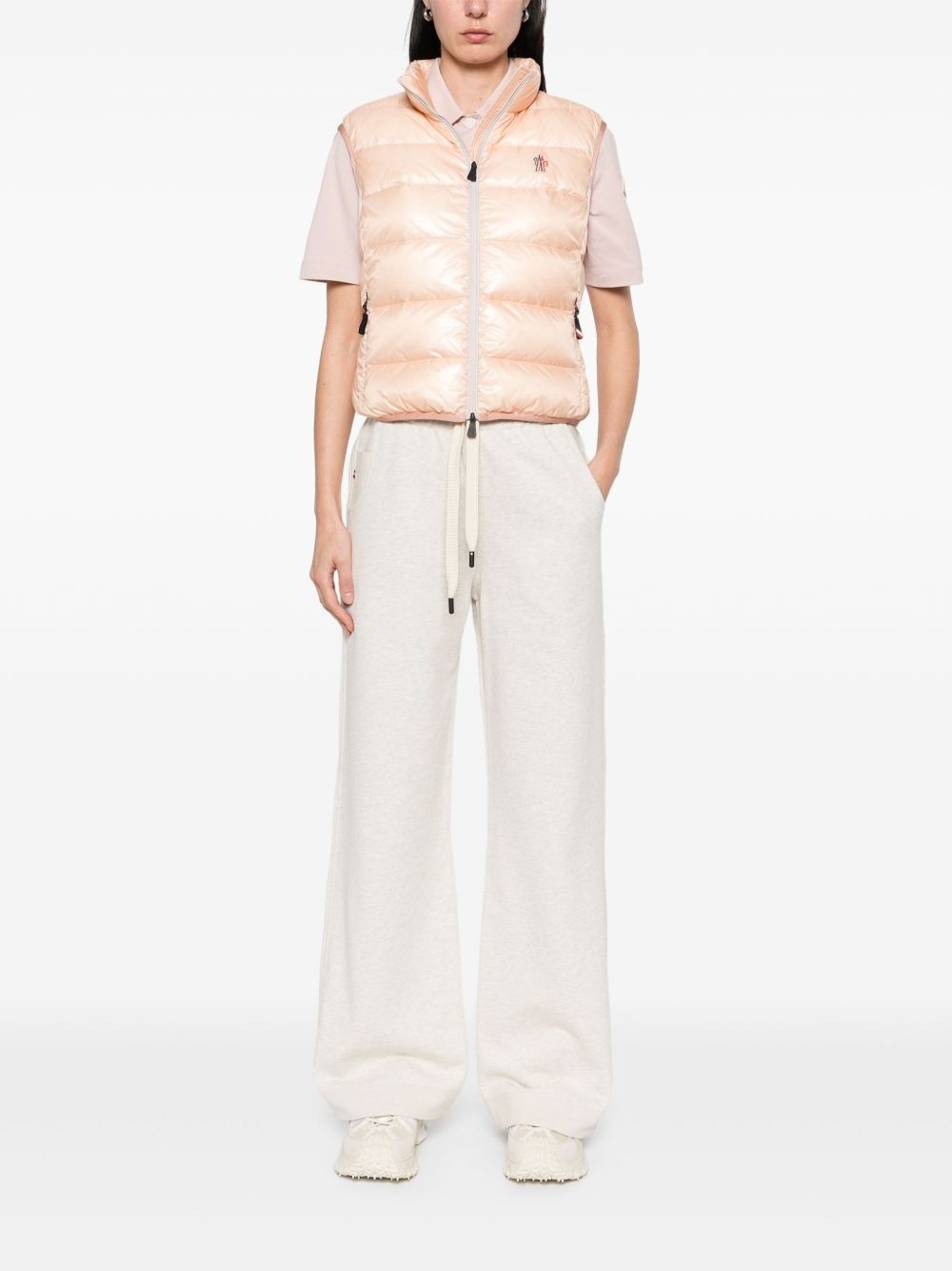 padded zip-up gilet - 2