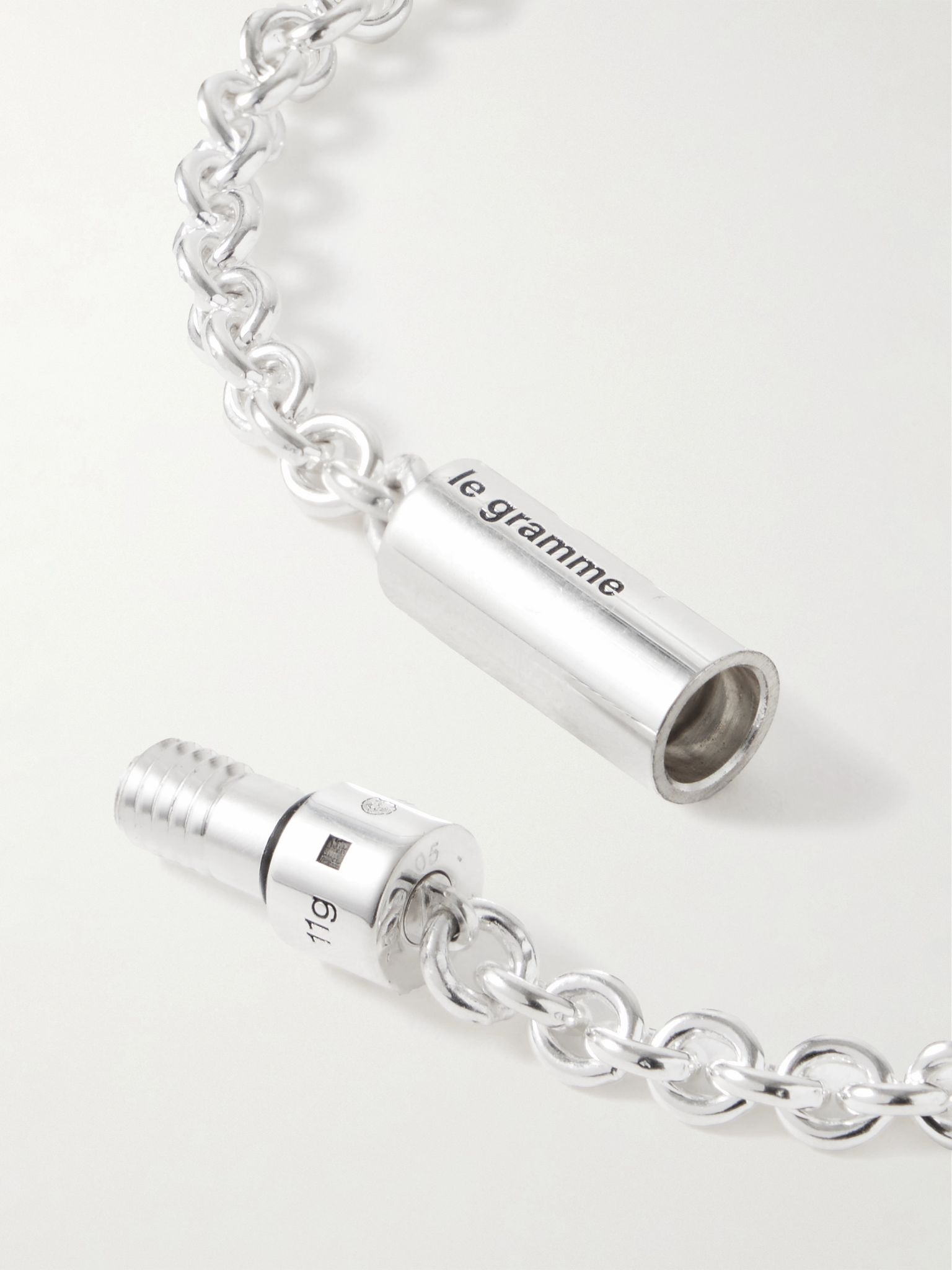 11g Recycled Sterling Silver Chain Bracelet Silver - 4