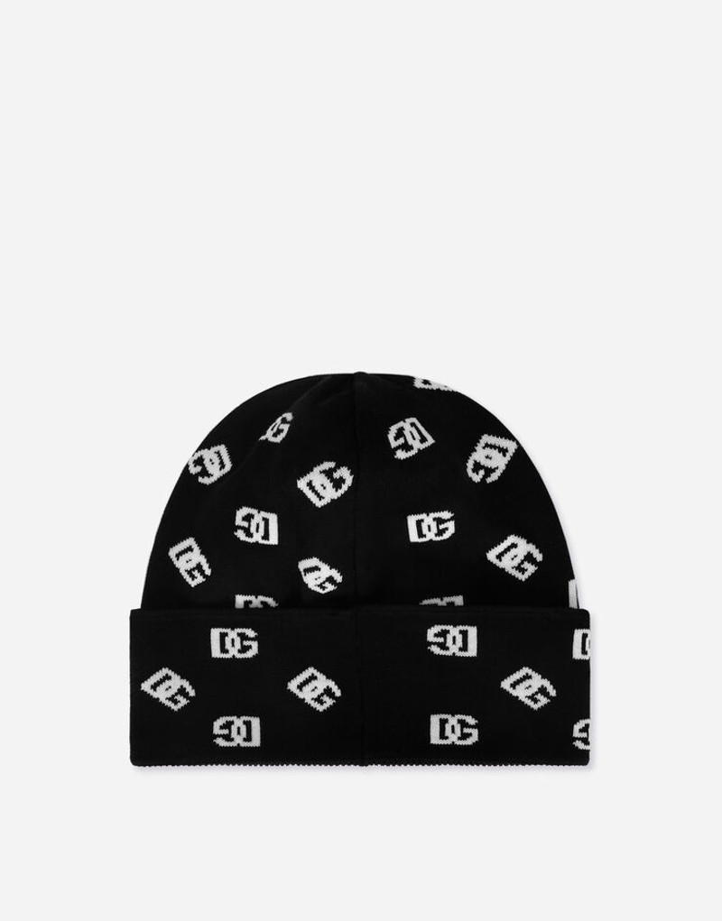 Dolce & Gabbana Jacquard knit hat with DG Monogram outlook