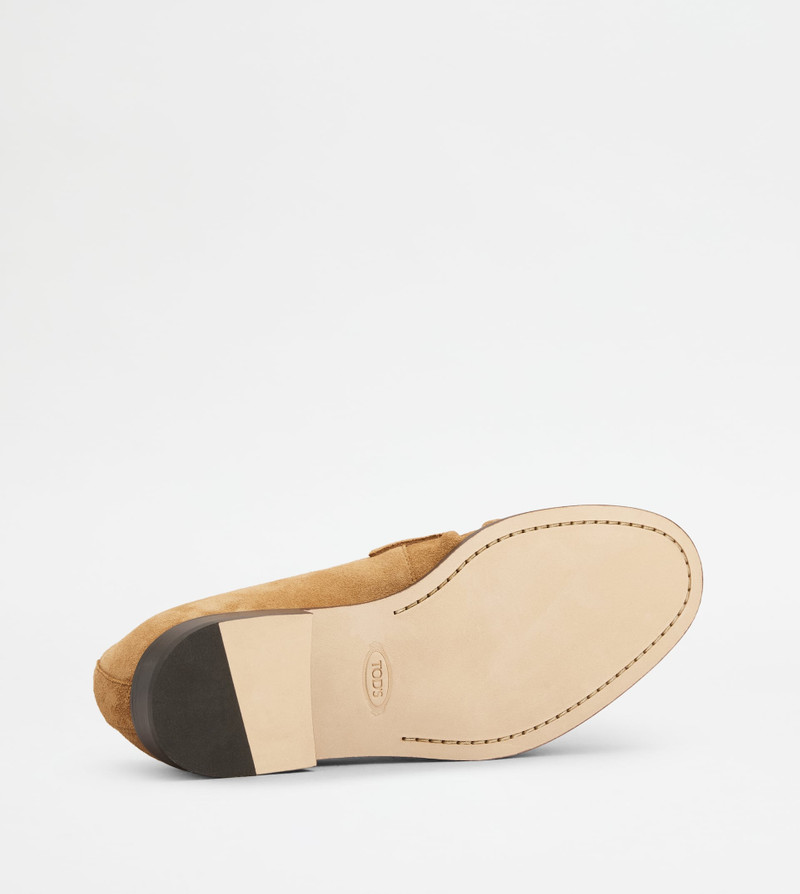 LOAFERS IN SUEDE - BROWN 4