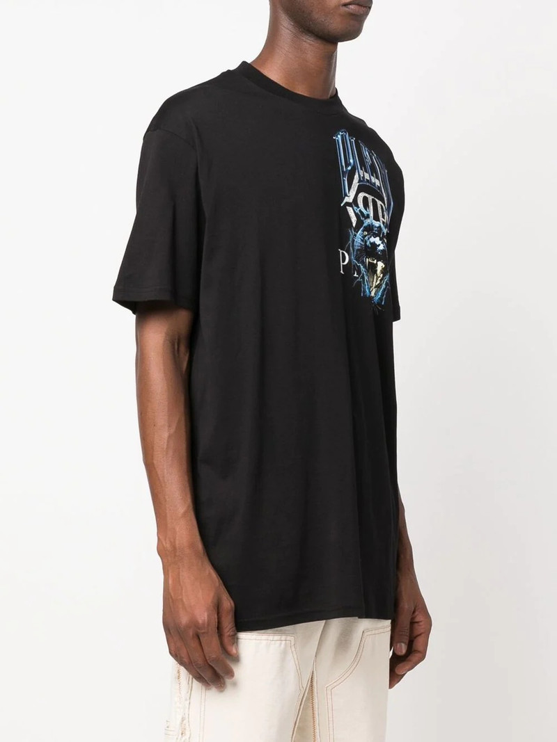 logo print T-shirt 3