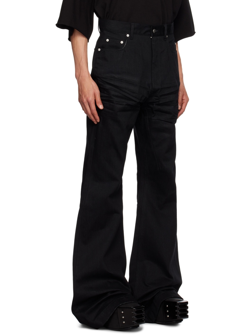 Rick Owens bolan bootcut cargo 28 Rick Owens Black Bolan