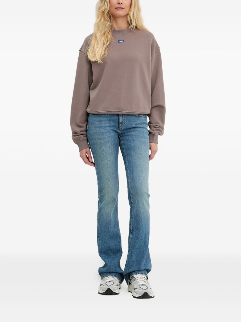 HUGO logo-plaque flare jeans outlook