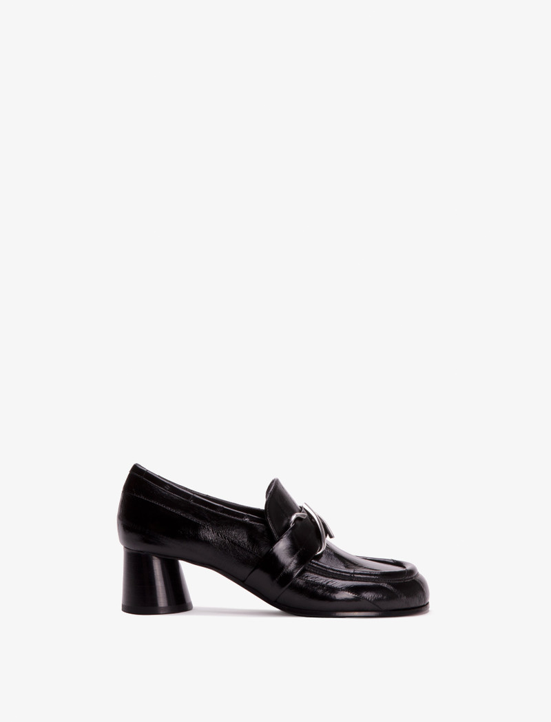 Monogram Heeled Loafers - 1