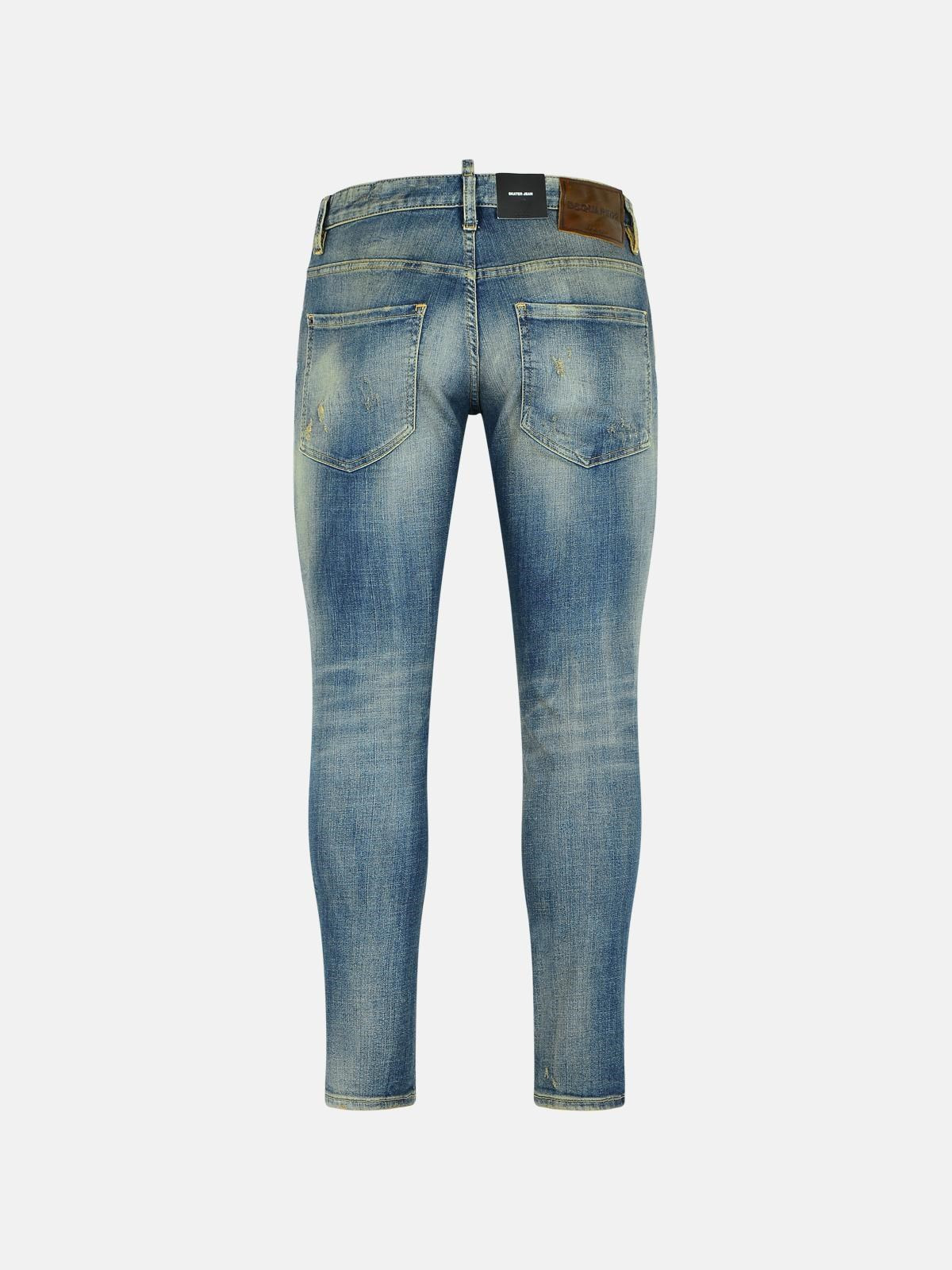 'SKATER' BLUE DENIM JEANS - 3