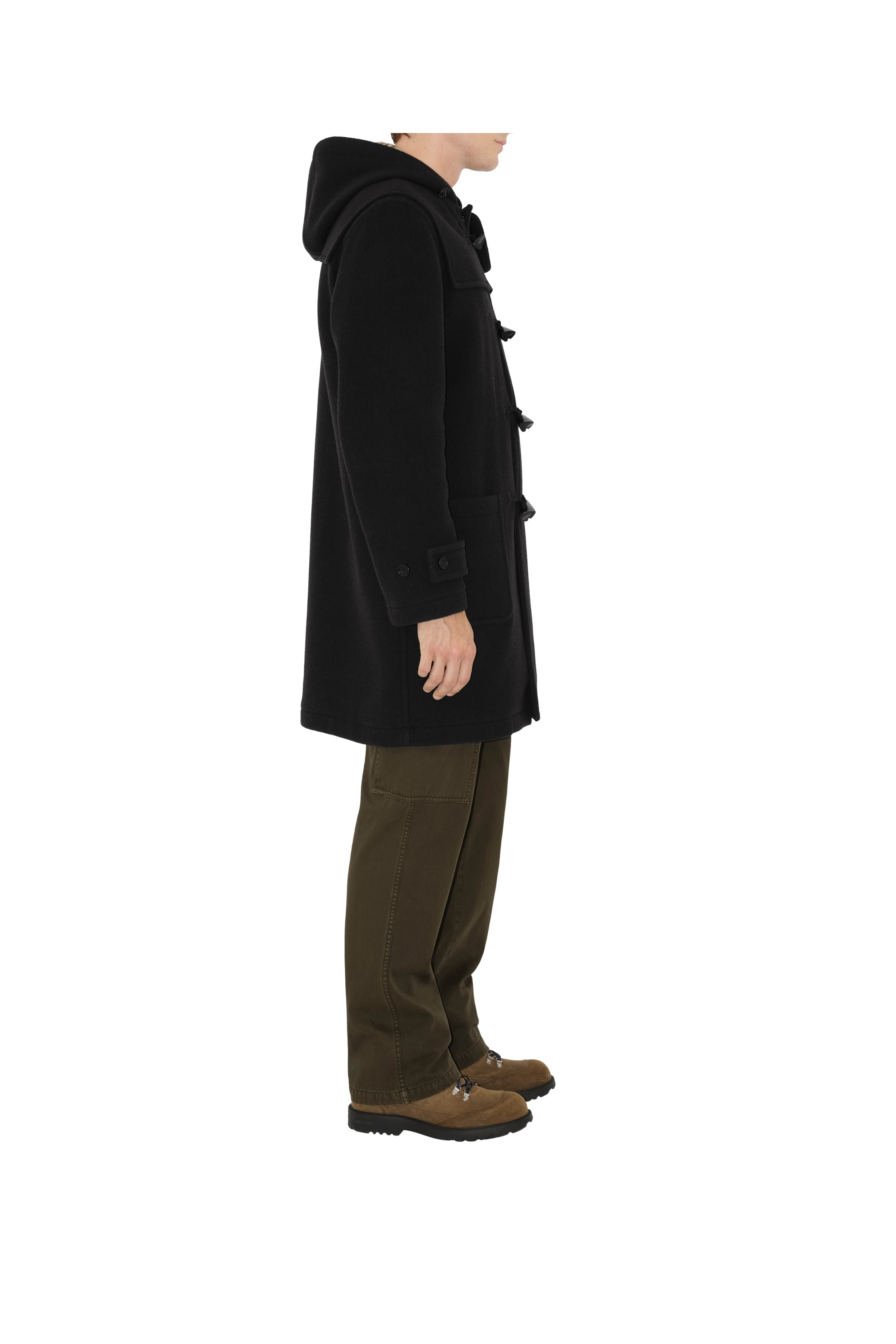 burberry Wool Duffle Coat in Black at Nordstrom - 3