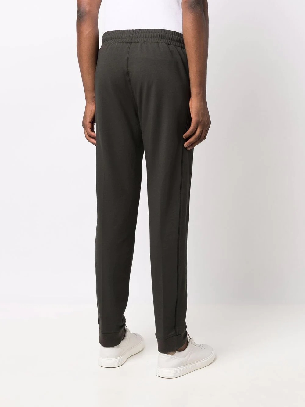 elasticated tapered track pants - 4