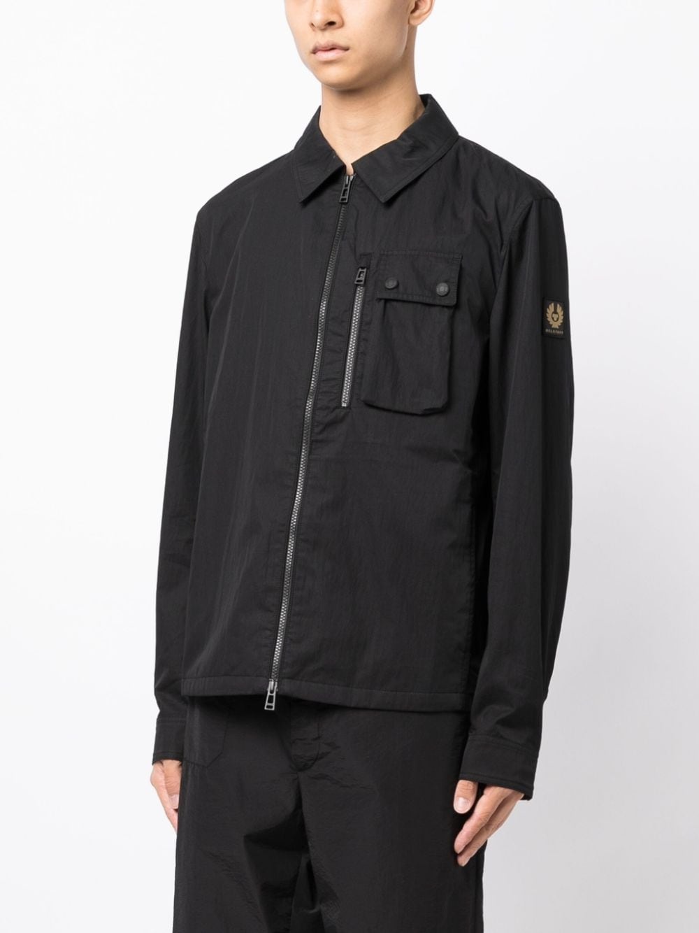 Rail logo-patch zip-fastening jacket - 3