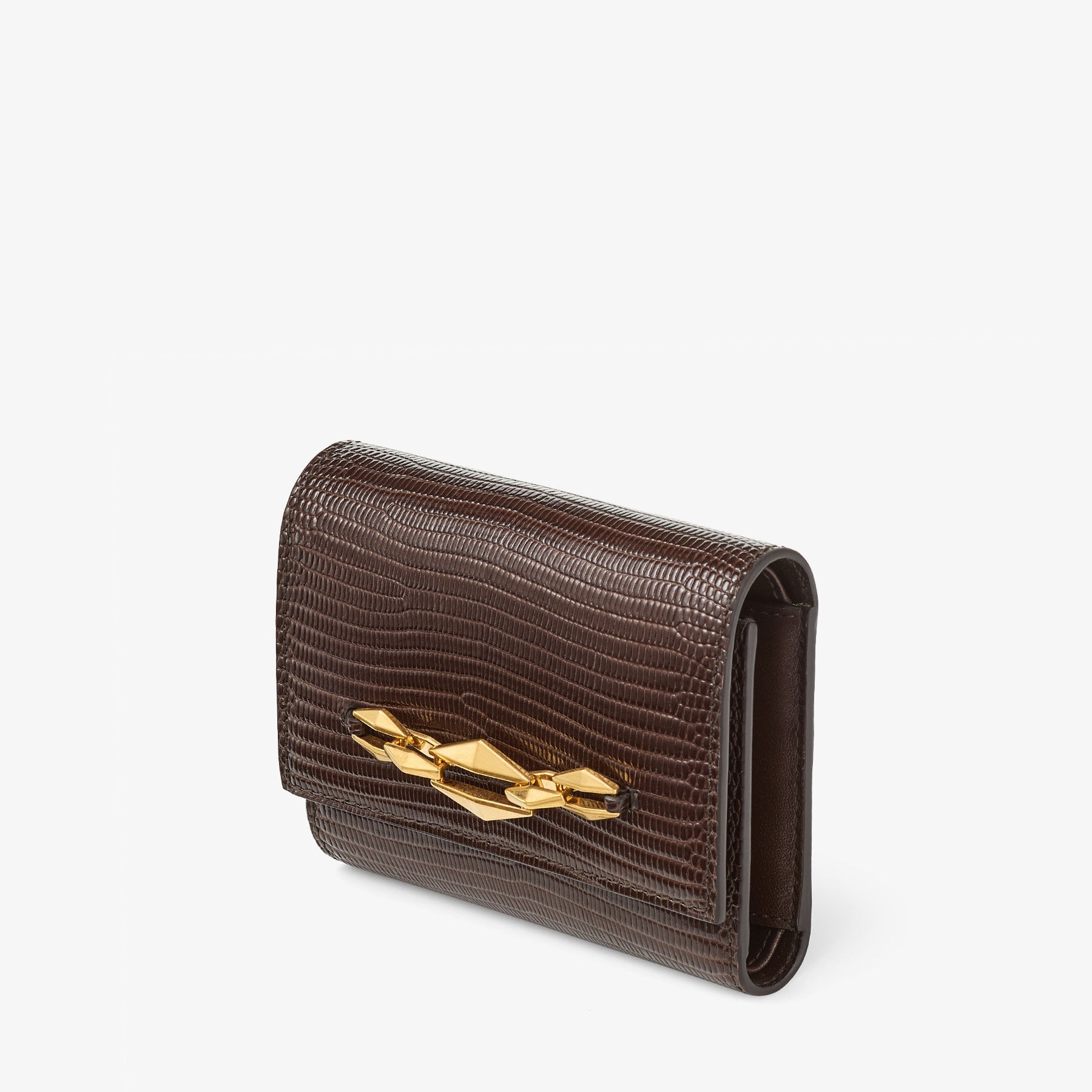 Marinda
Coffee Lizard Printed Leather Wallet - 2