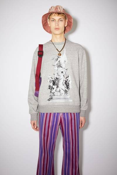 Acne Studios Printed sweatshirt - Marble grey melange outlook