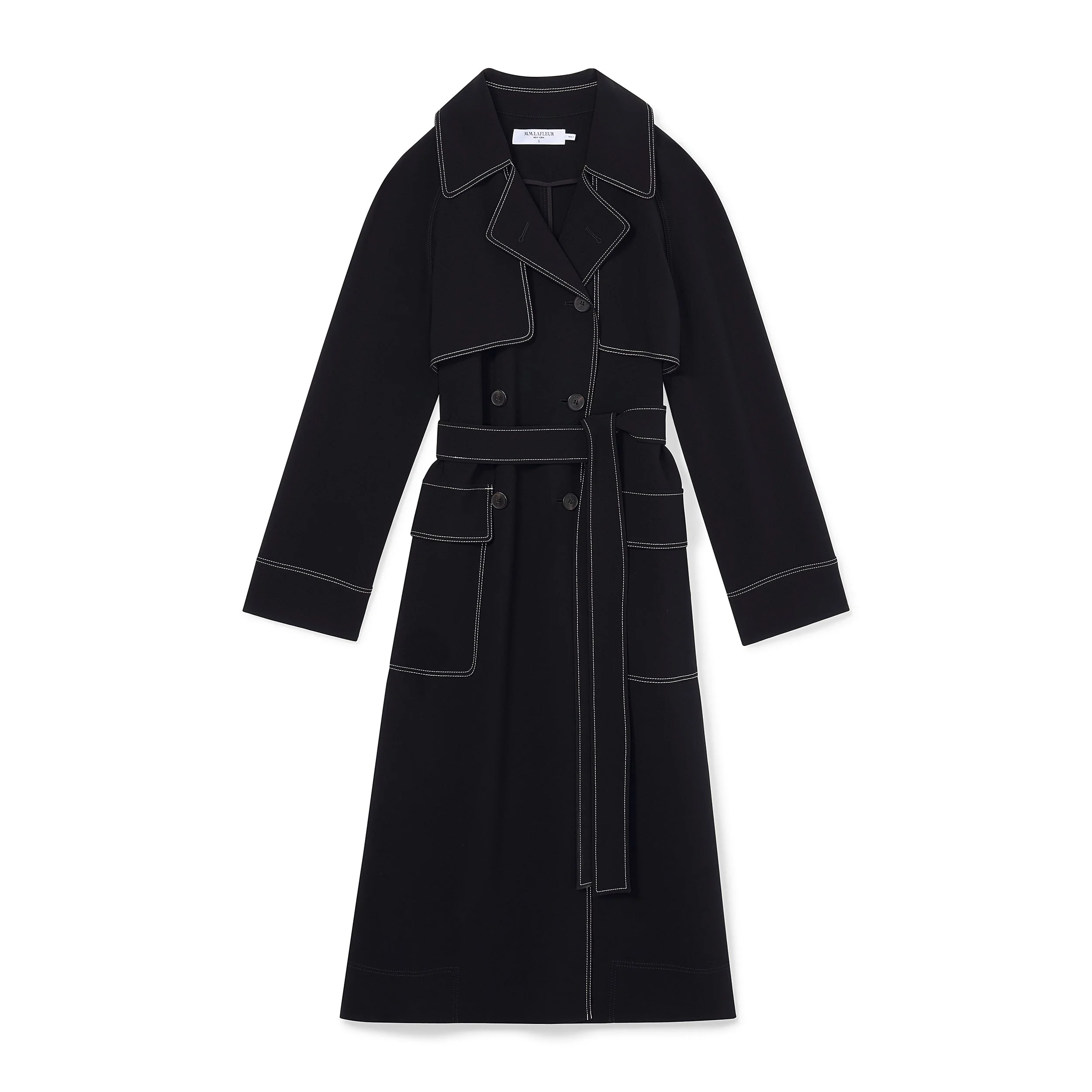 Frankie Jacket - Everyday Crepe with Topstitch - 1