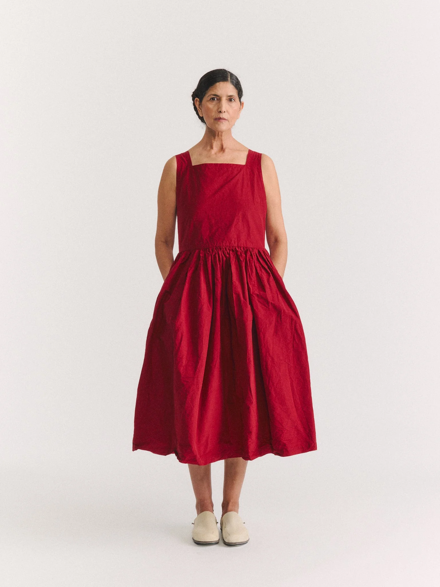 NINA DRESS - HEAVY TAFFETA - CUORE - 1