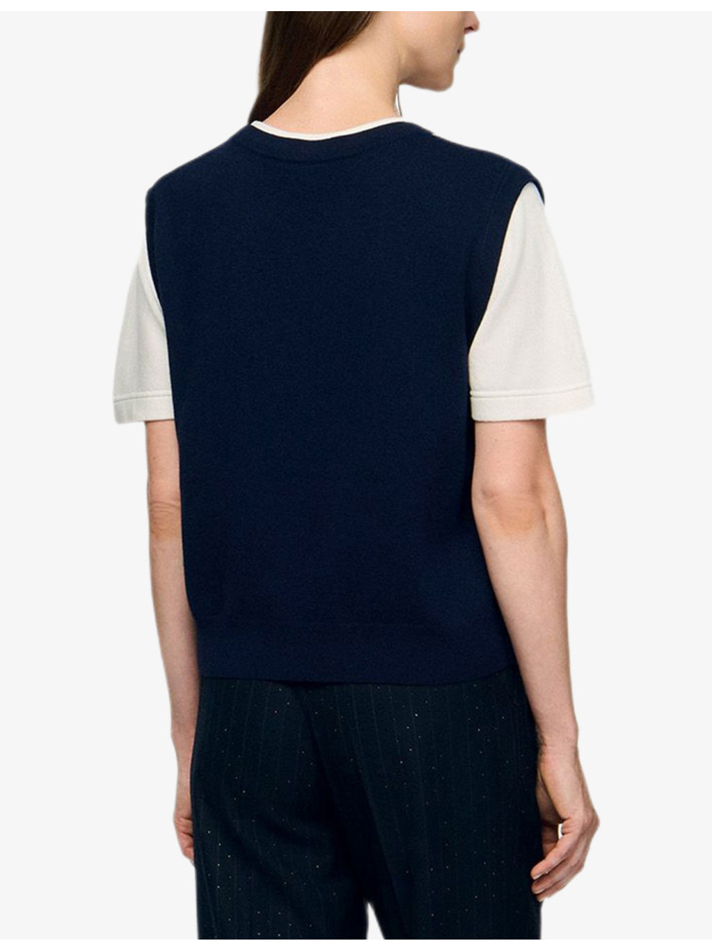 Argyle Layered-Effect Wool And Cashmere-Blend Jumper - 4