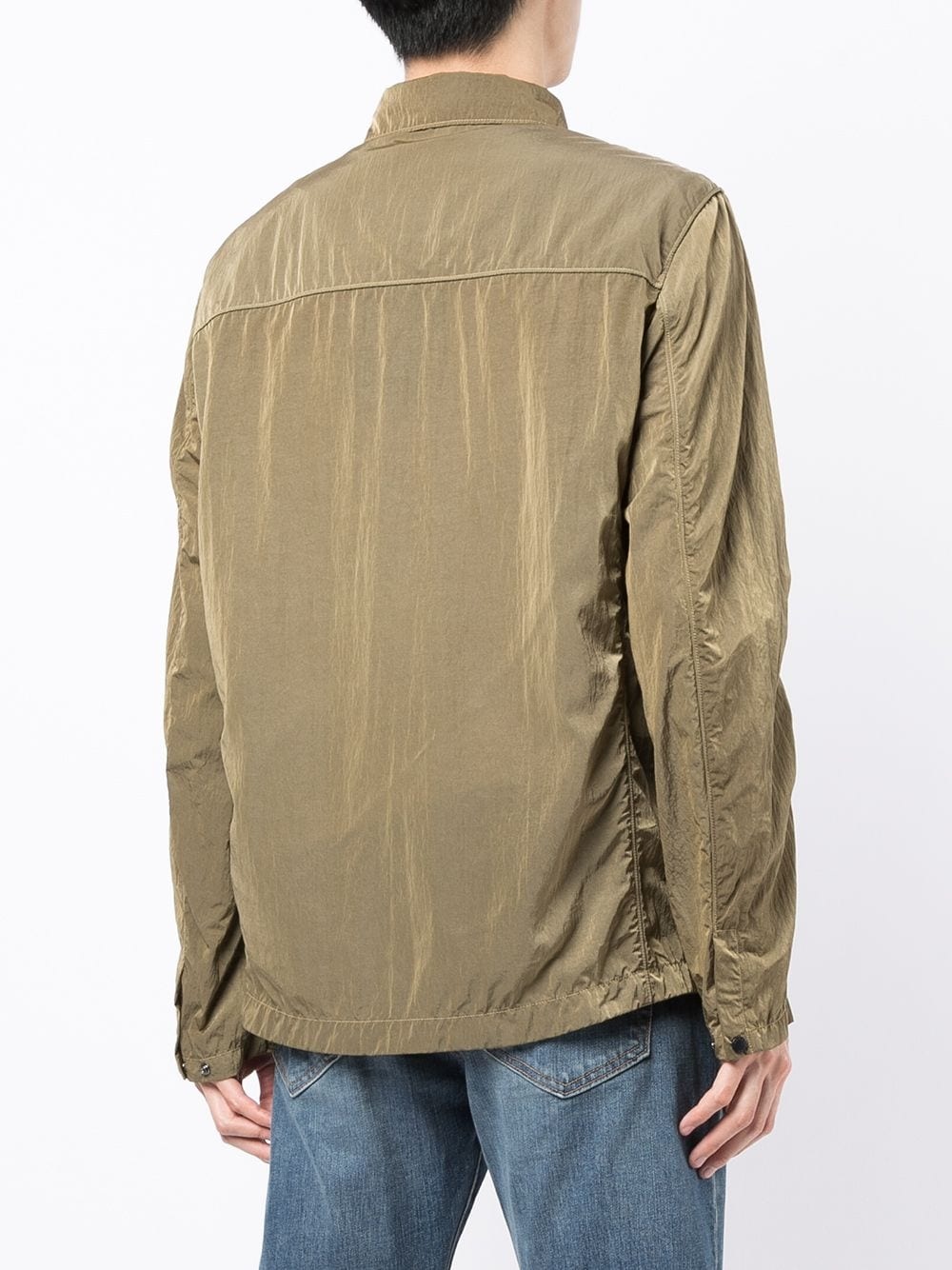 cargo-pocket shirt jacket - 4