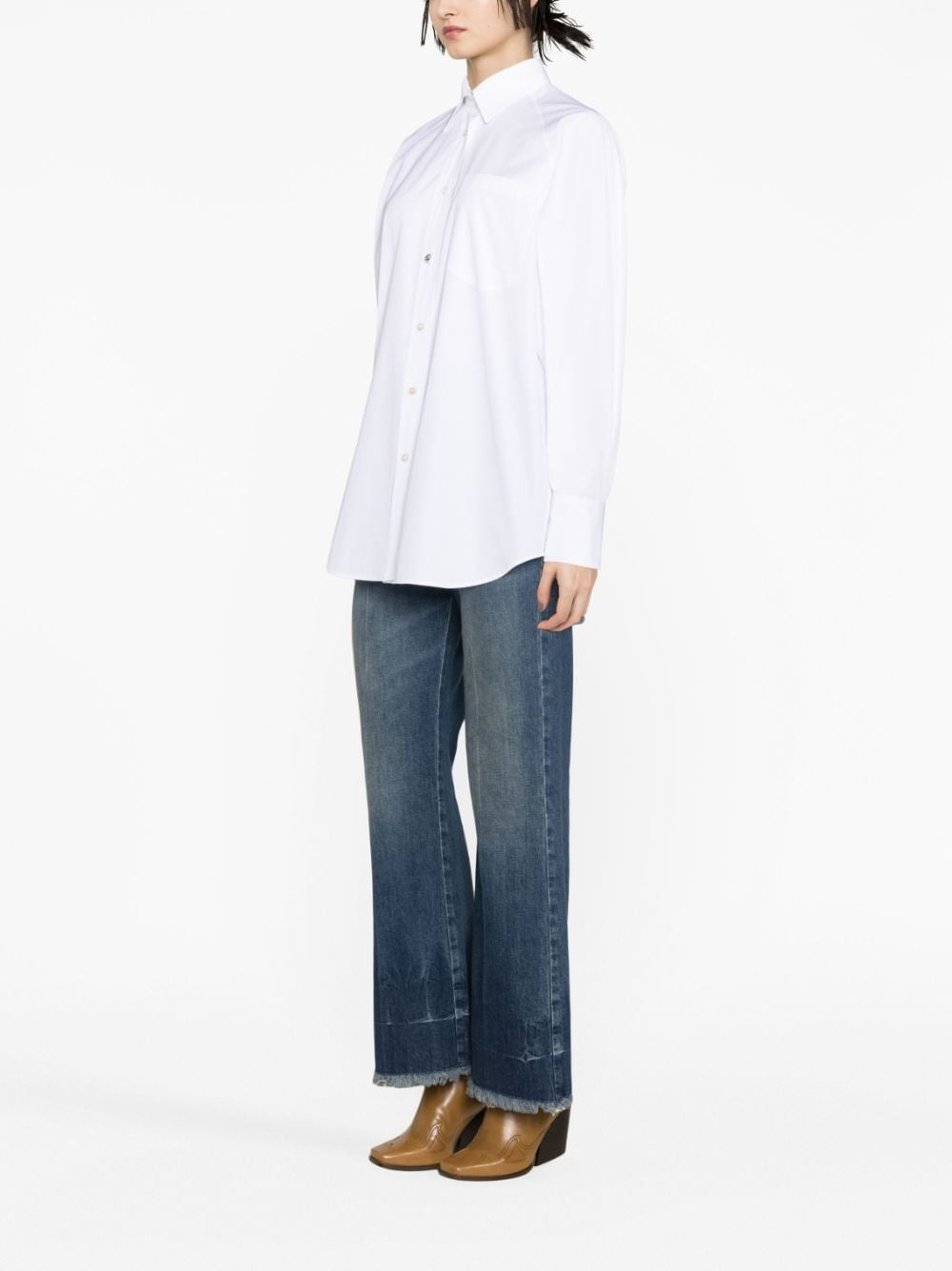 long-sleeve cotton shirt - 4