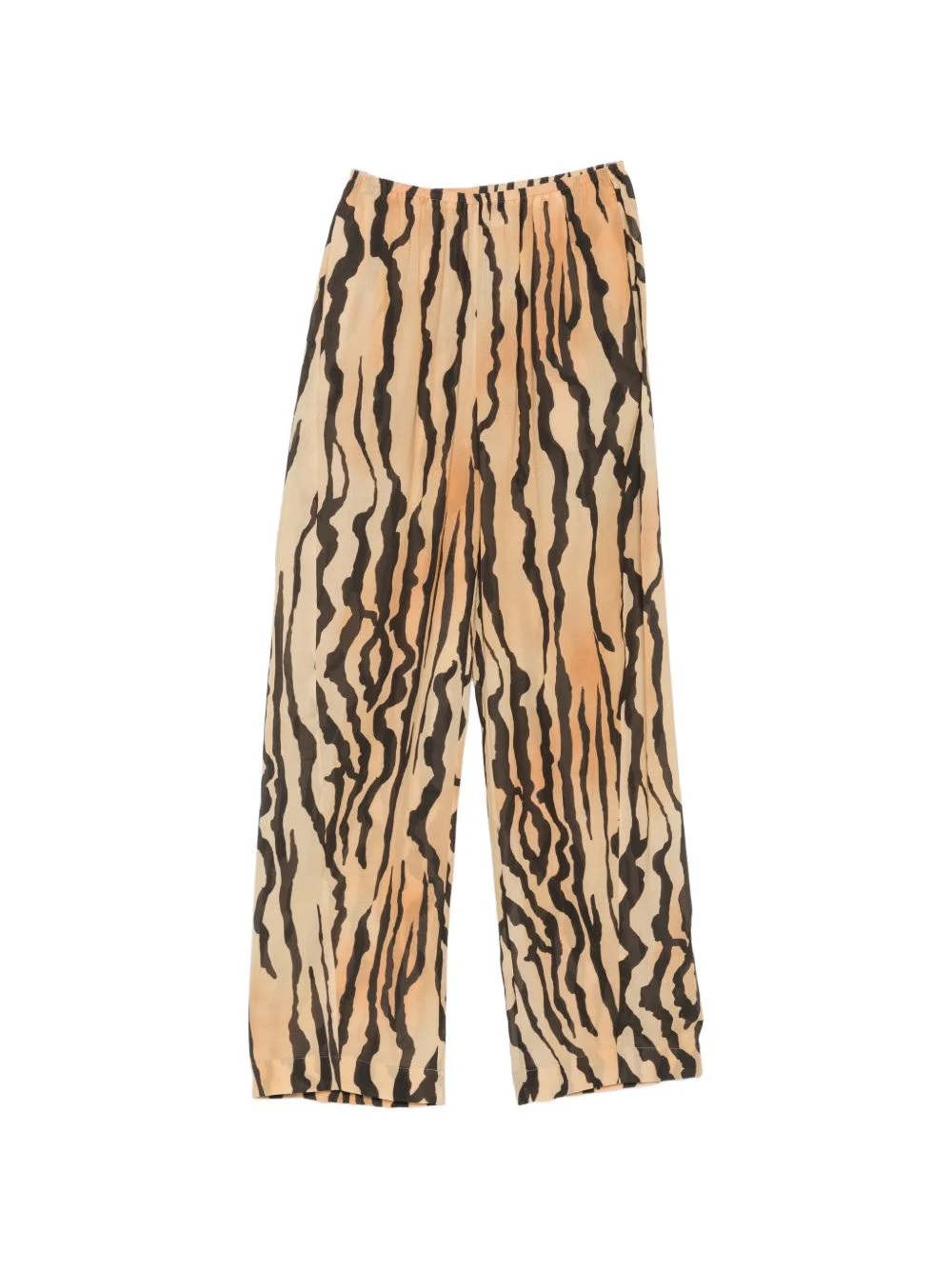 Zoela tiger-print wide-leg trousers - 1