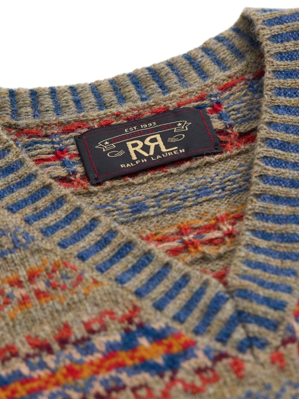 fair isle knit sweater - 3