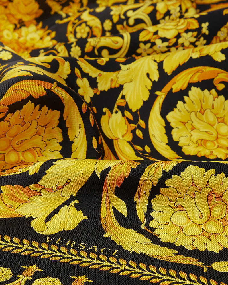 VERSACE Barocco Large Silk Foulard 35" outlook
