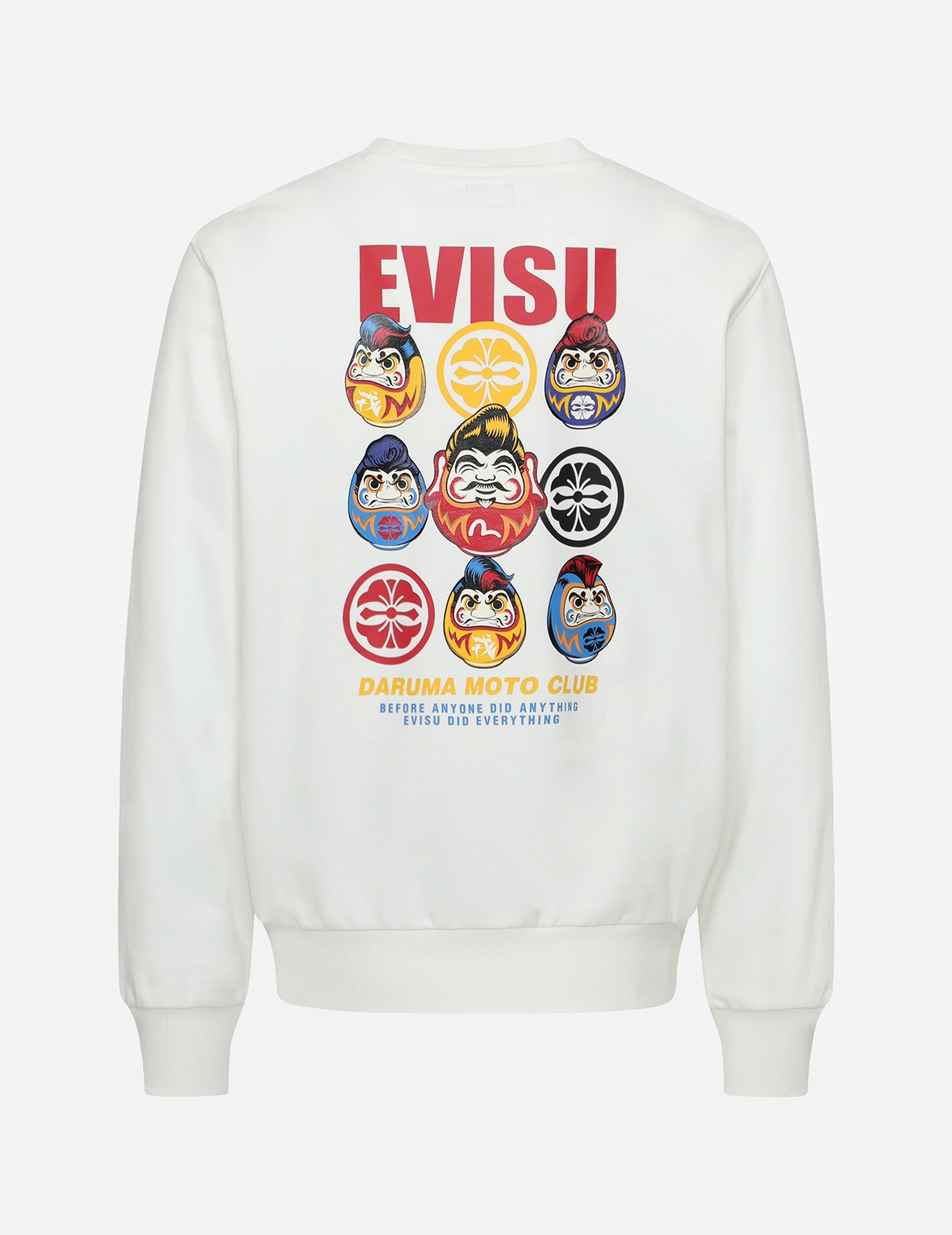 POMPADOUR DARUMA AND KAMON PRINT SWEATSHIRT - 2