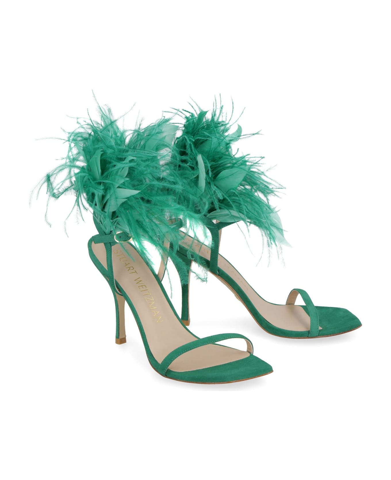 Plume Suede Sandals - 3
