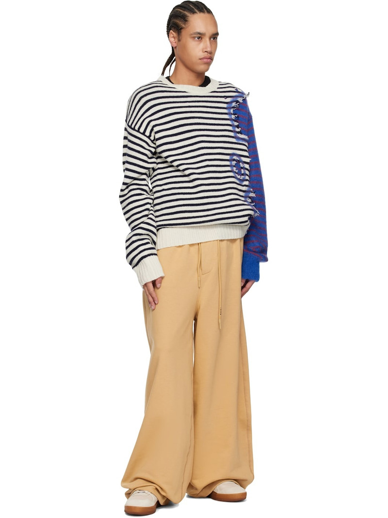 Lanvin Beige Clay Mesh Sneakers outlook