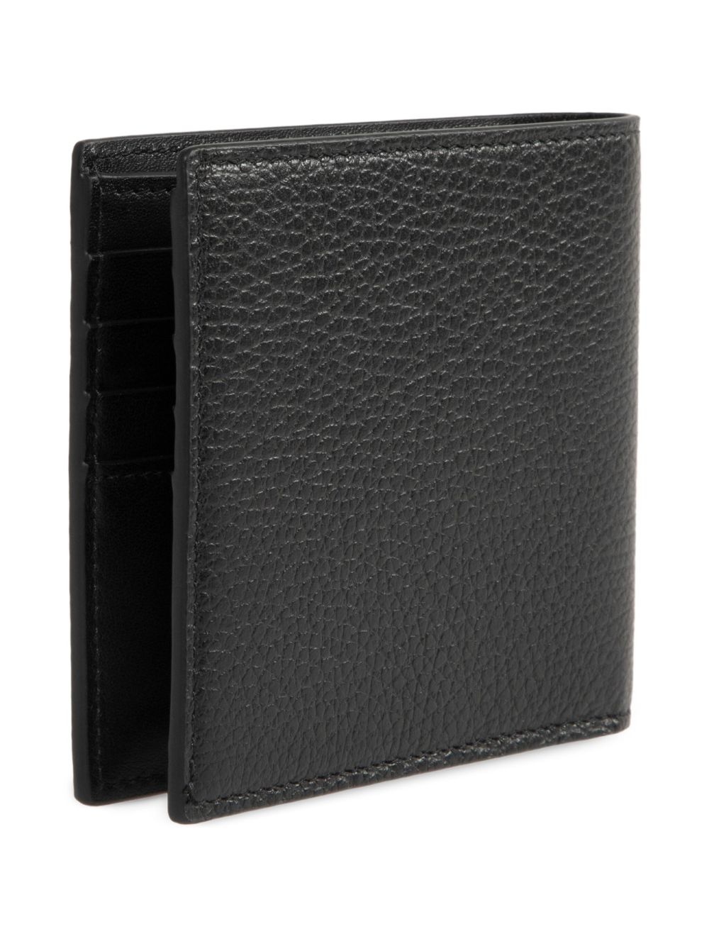 logo-plaque leather wallet - 2