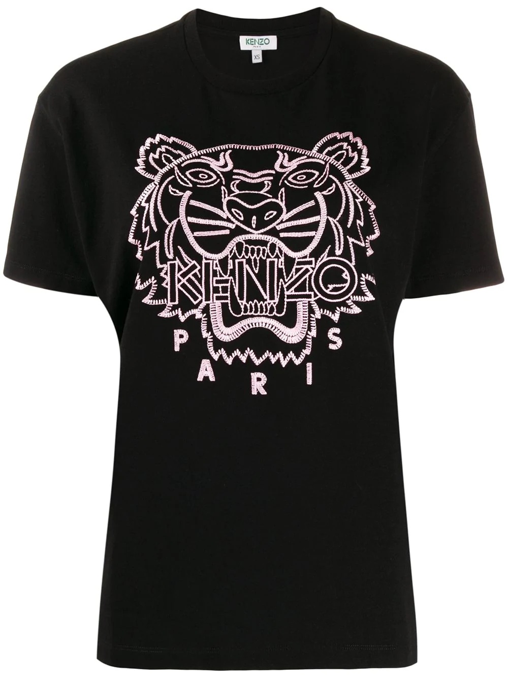 Tiger embroidered T-shirt - 1