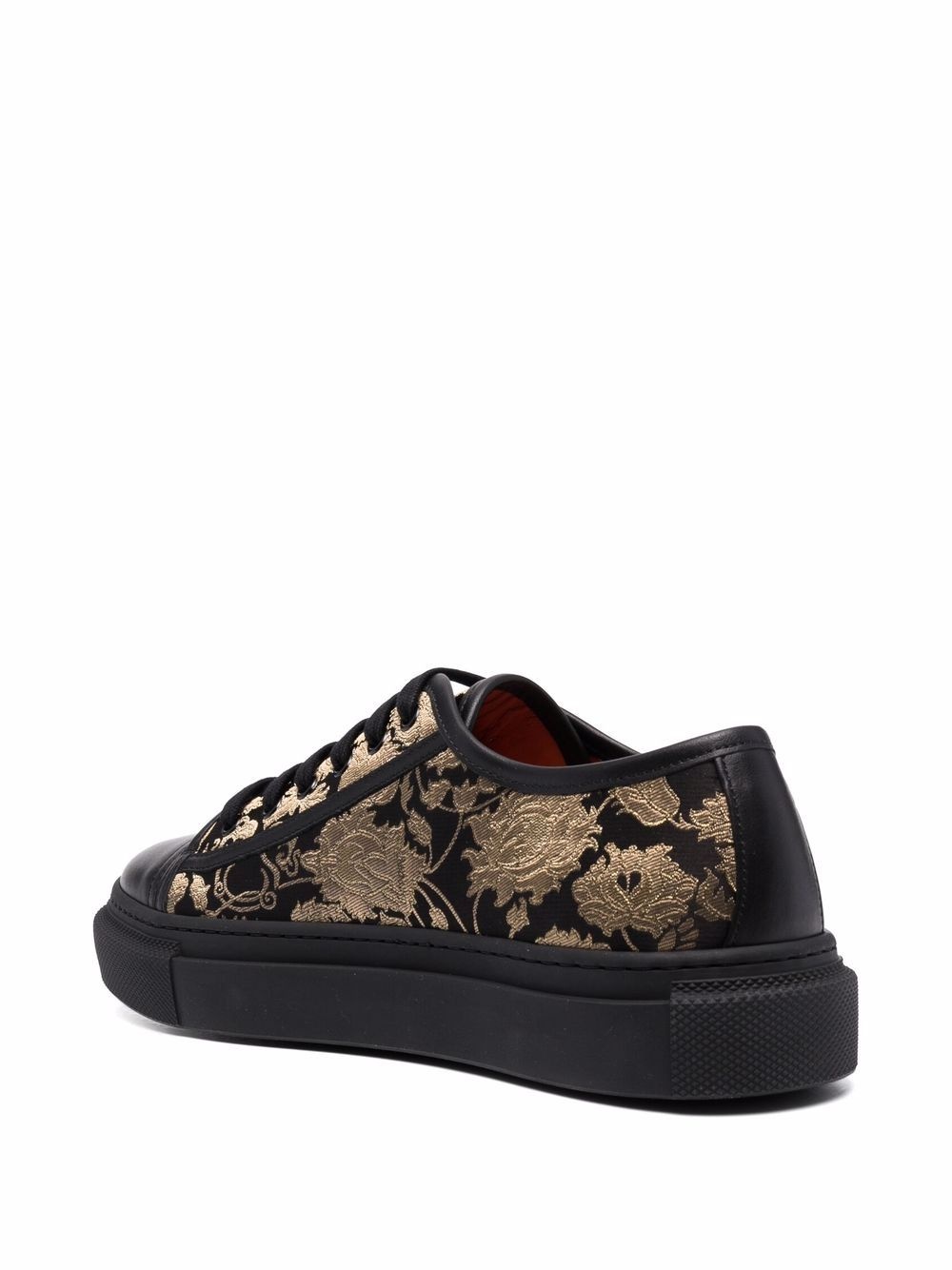 jacquard low-top sneakers - 3