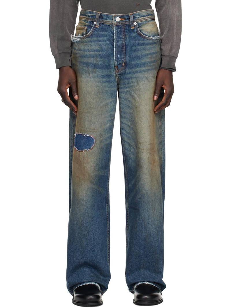 Blue Corpse Pose Jeans 1
