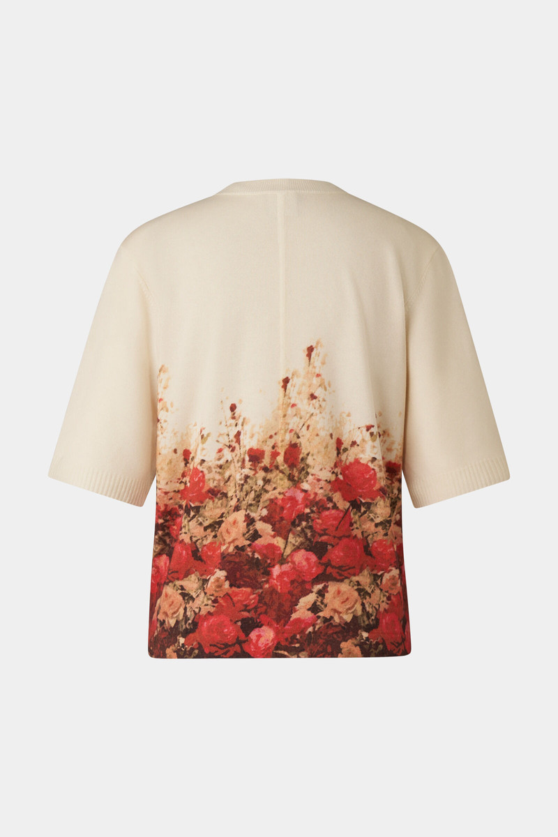 BOGNER Knitted shirt Helly in Sand/red outlook