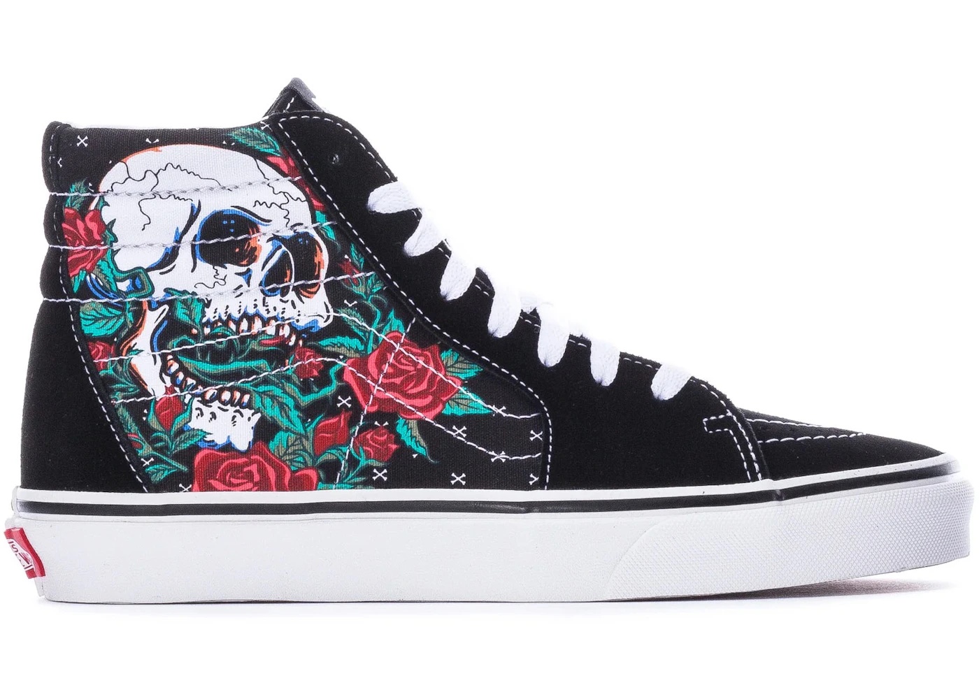 Vans Sk8-Hi Rose Skulls - 1