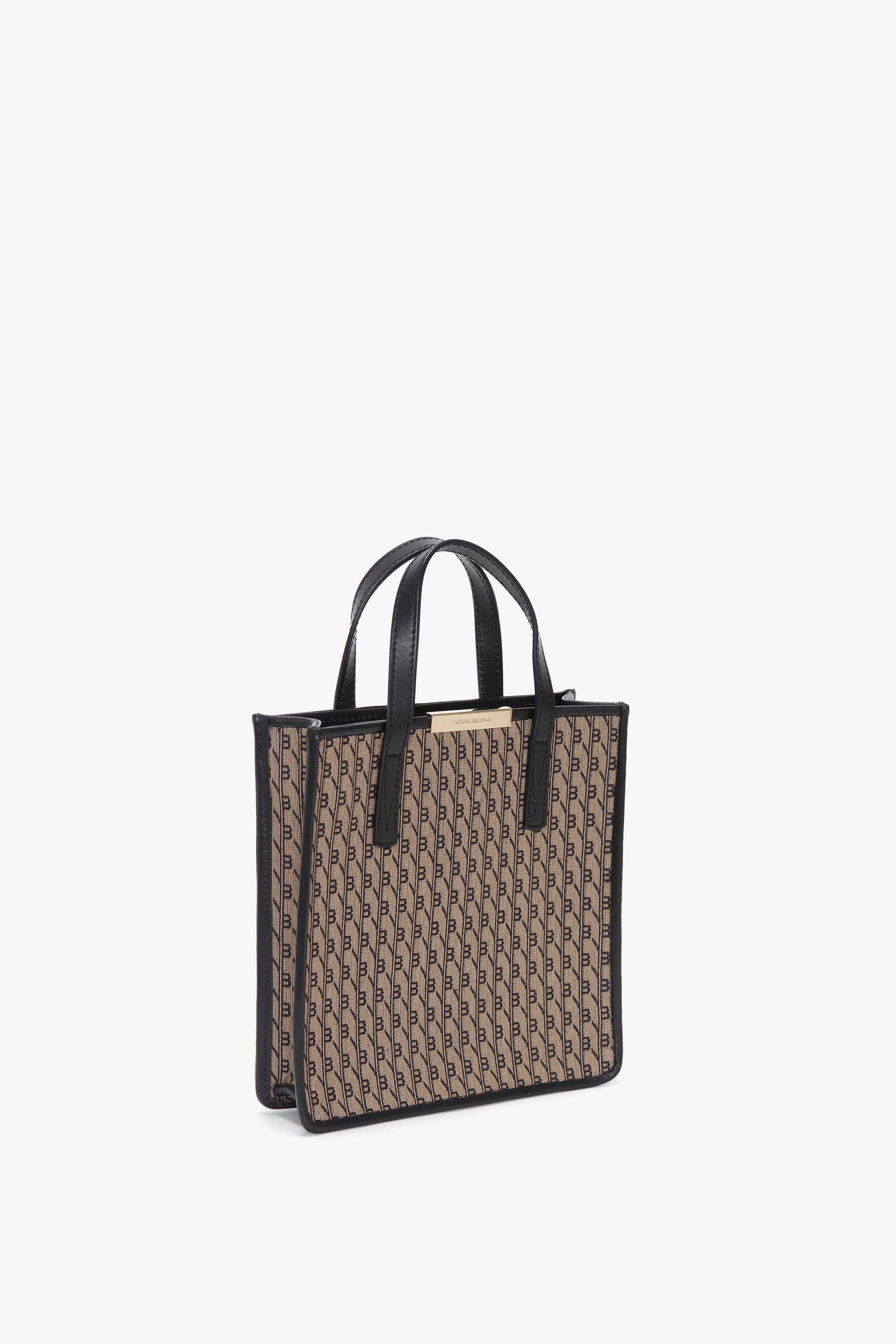 VB Monogram Mini Shopper in Jacquard - 2