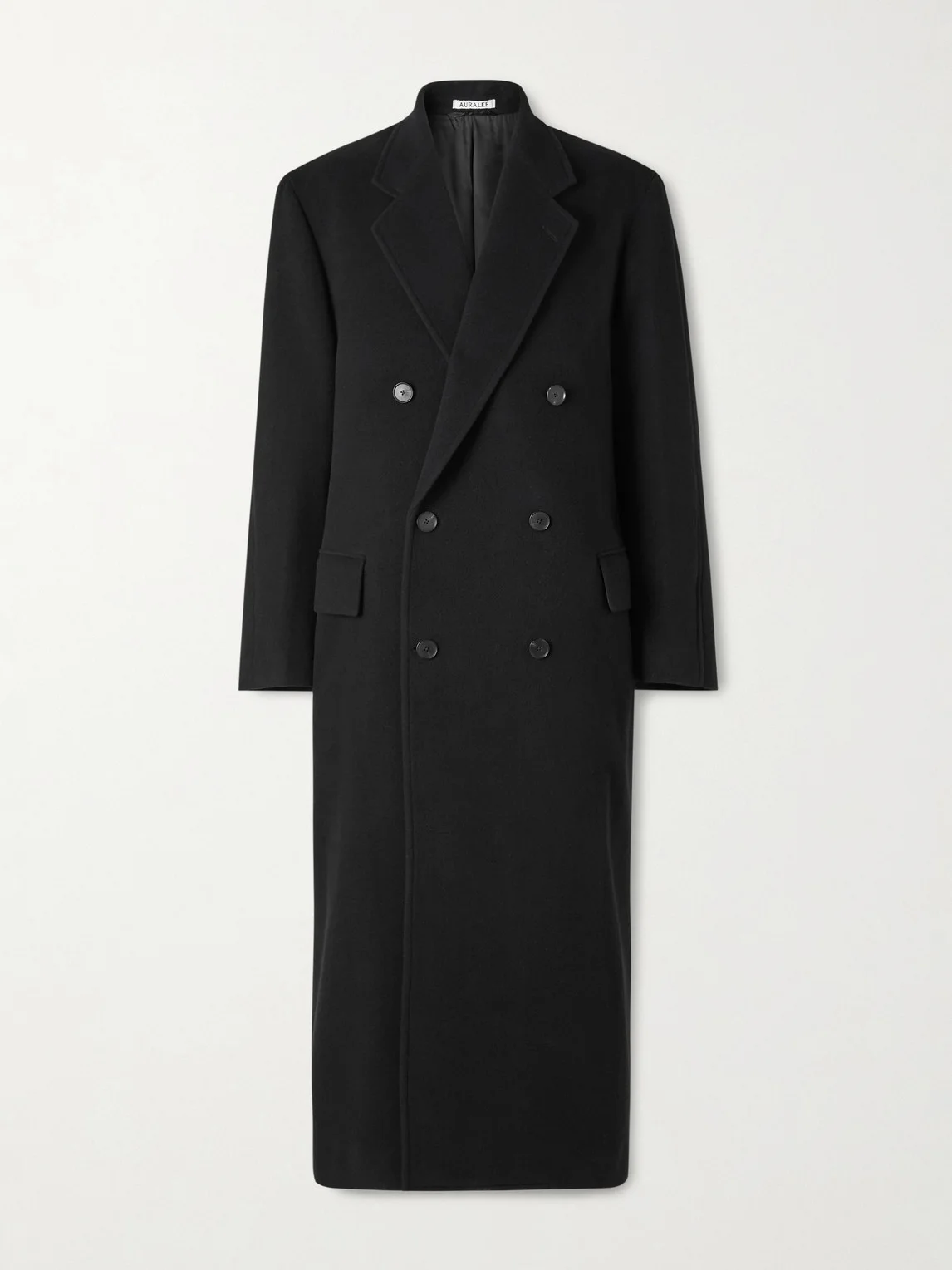 Double-Breasted Wool Coat - 1