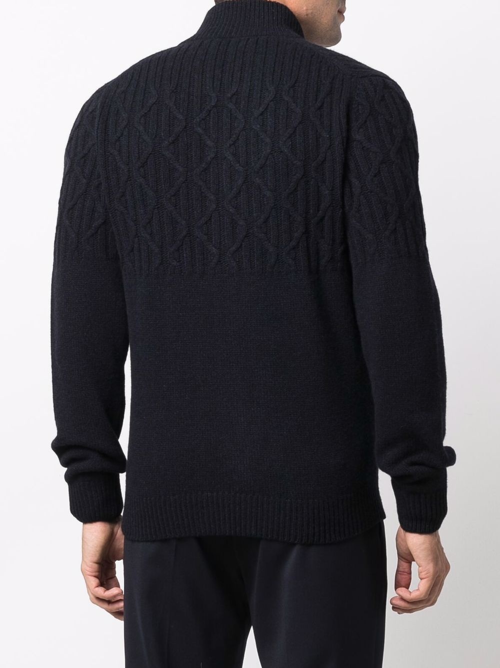 chunky knitted cashmere jumper - 4