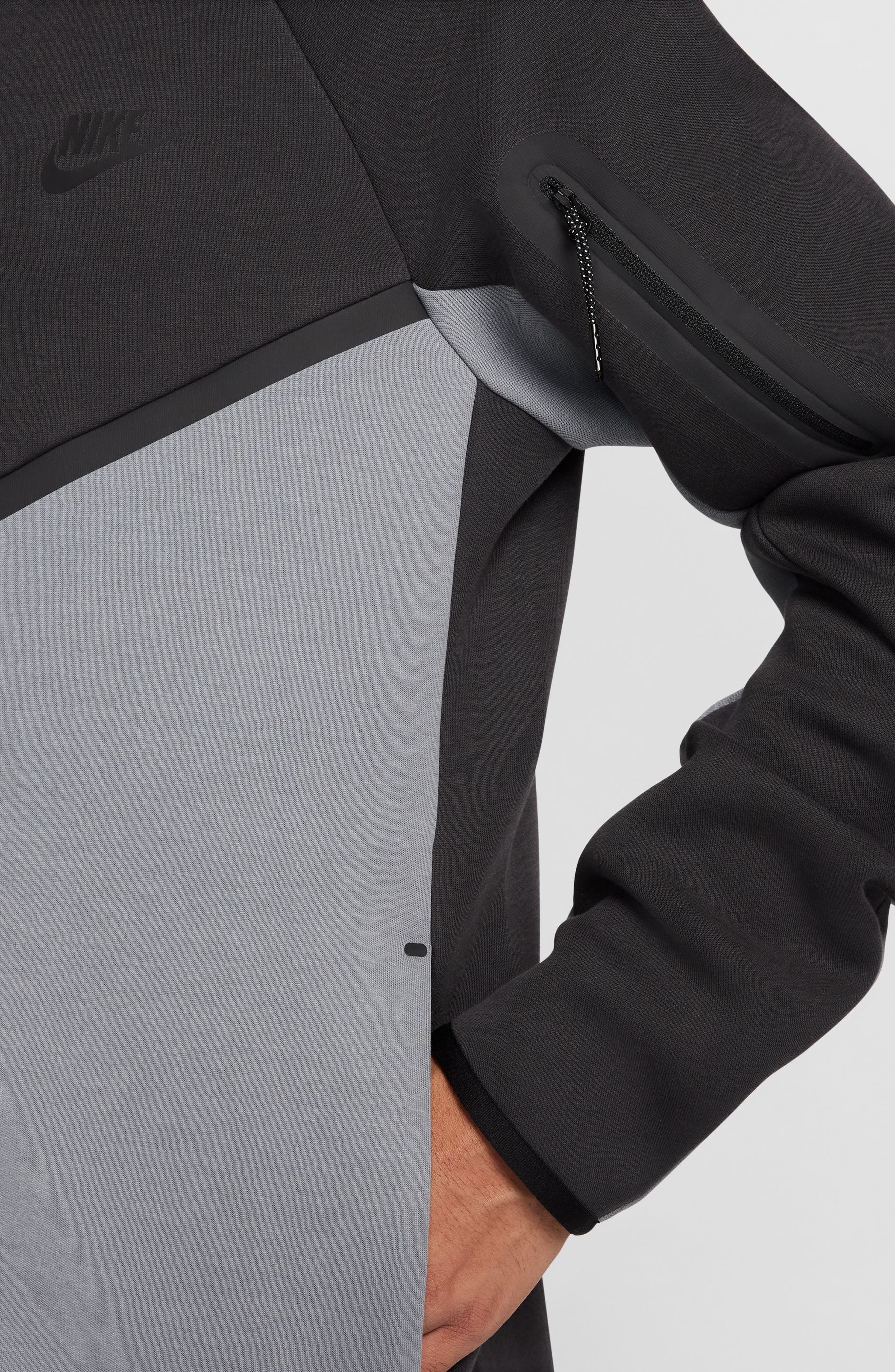 Nike Tech Windrunner Zip Hoodie in Anthracite/Cool Grey/Black at Nordstrom - 3