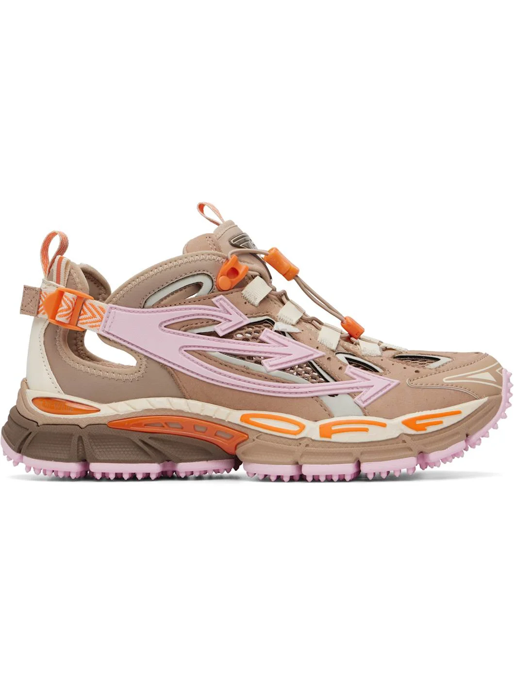 Brown 'Be Right Back' Open Sneakers - 1