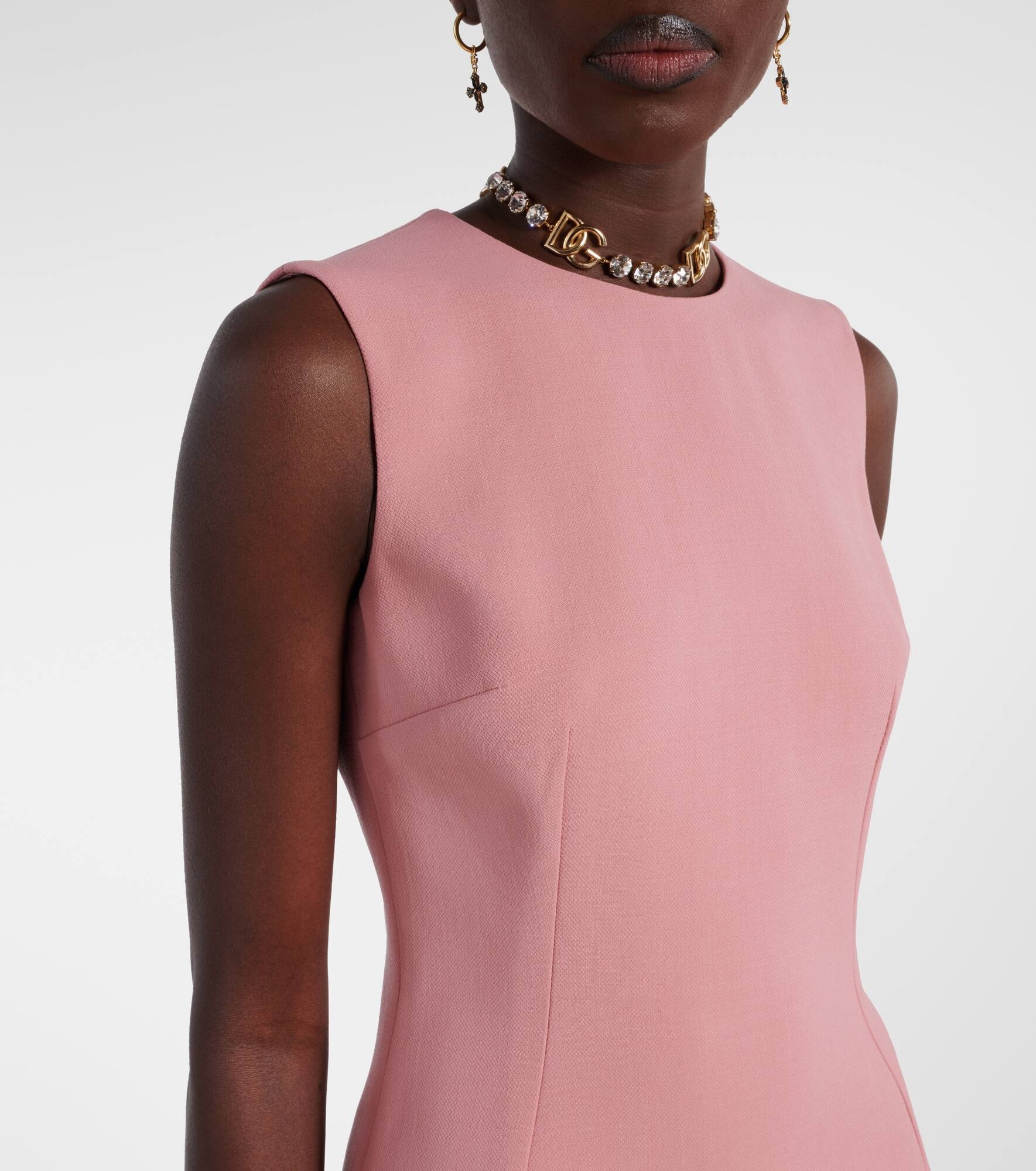 Virgin wool midi dress - 4