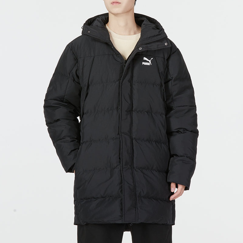 PUMA Protective Hooded Down Coat 'Black' 535582-01 - 3