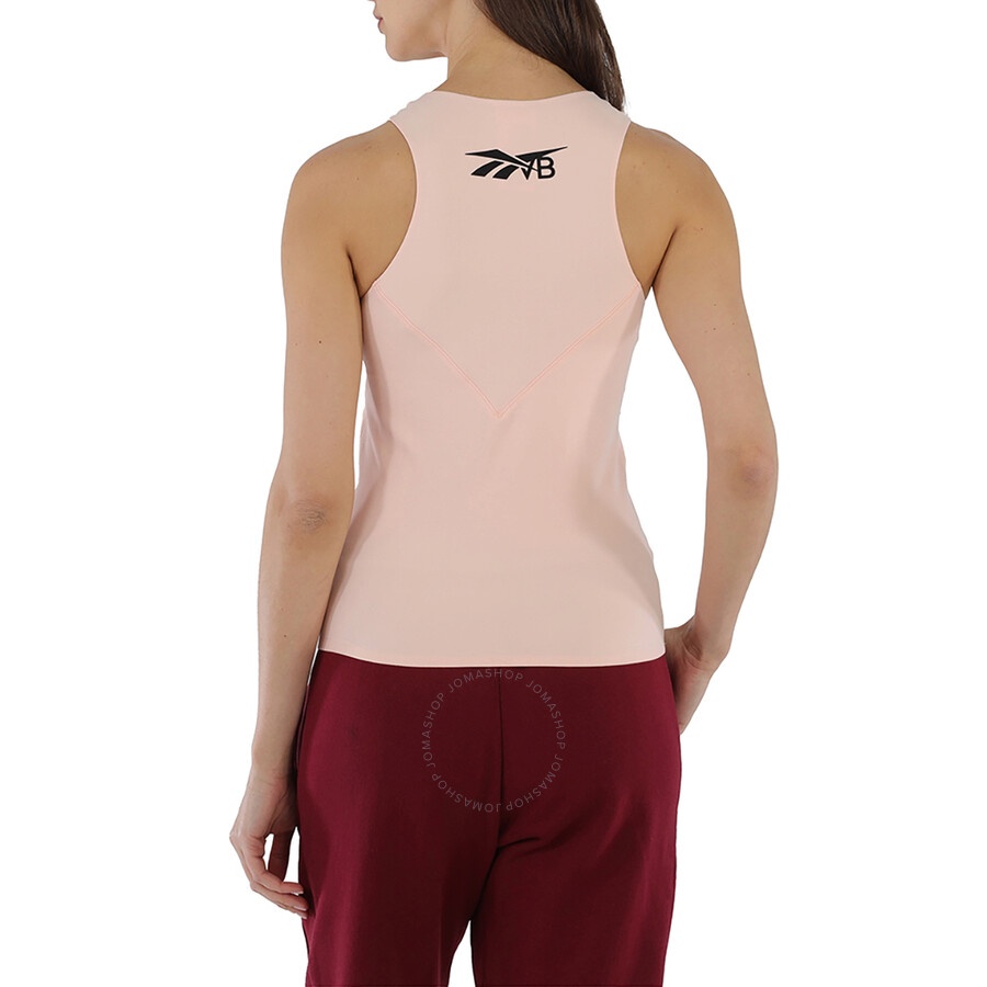 Reebok X Victoria Beckham Ladies Coralglow Crewneck Fitted Tank Top - 3