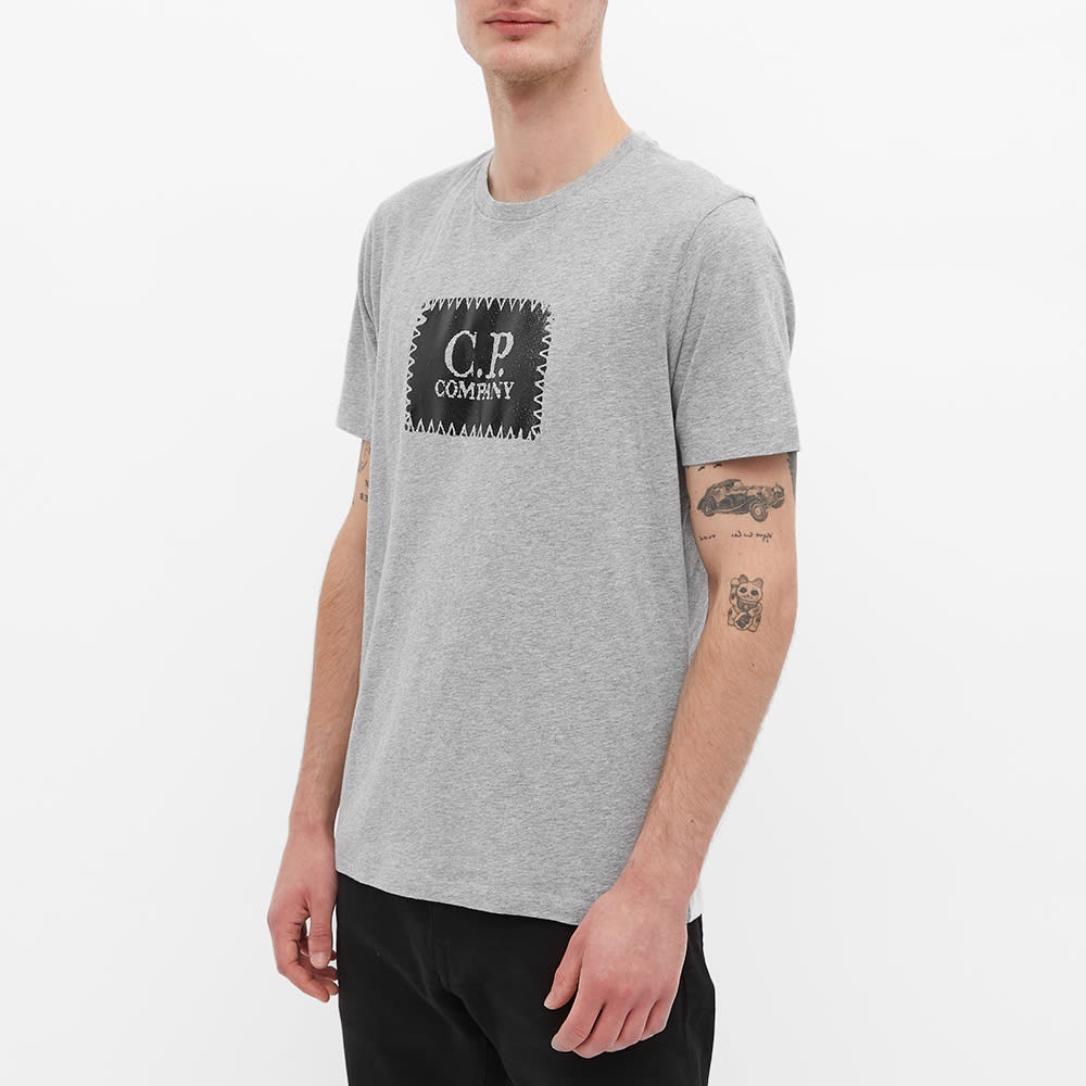 C.P. Company Stitch Block Logo Tee - 3